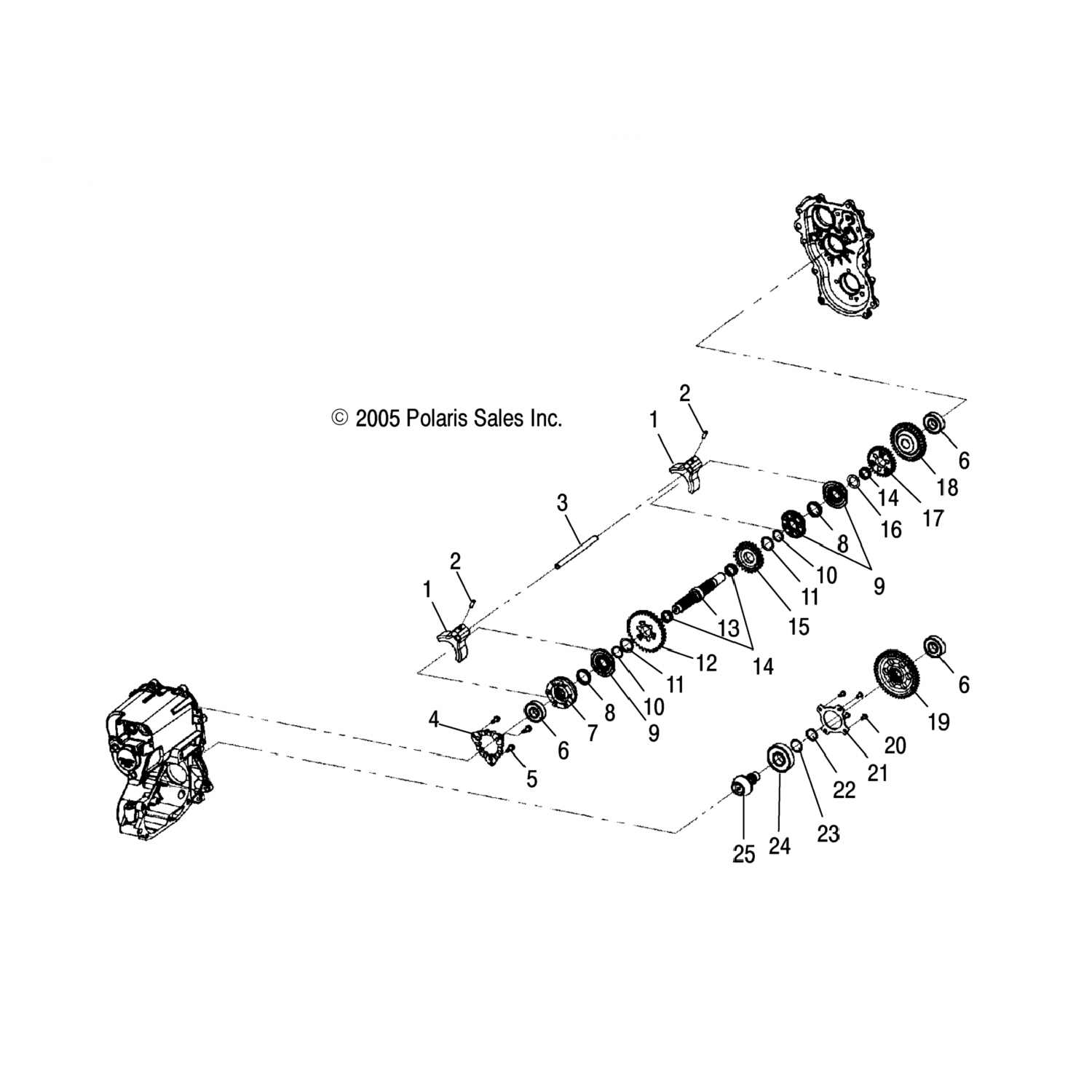3233609 Polaris Крышка, подшипник