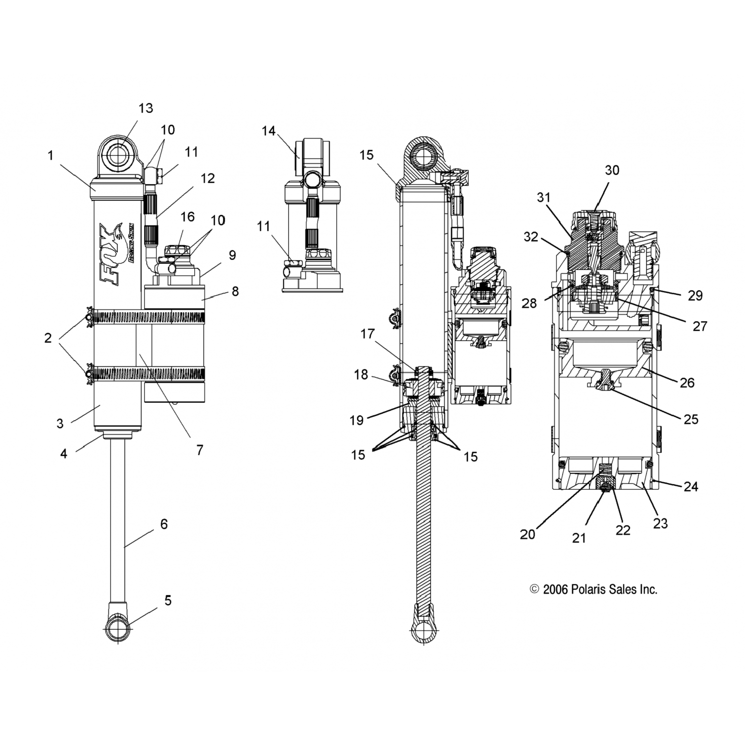 1500737 Polaris Проушина 213-01-092