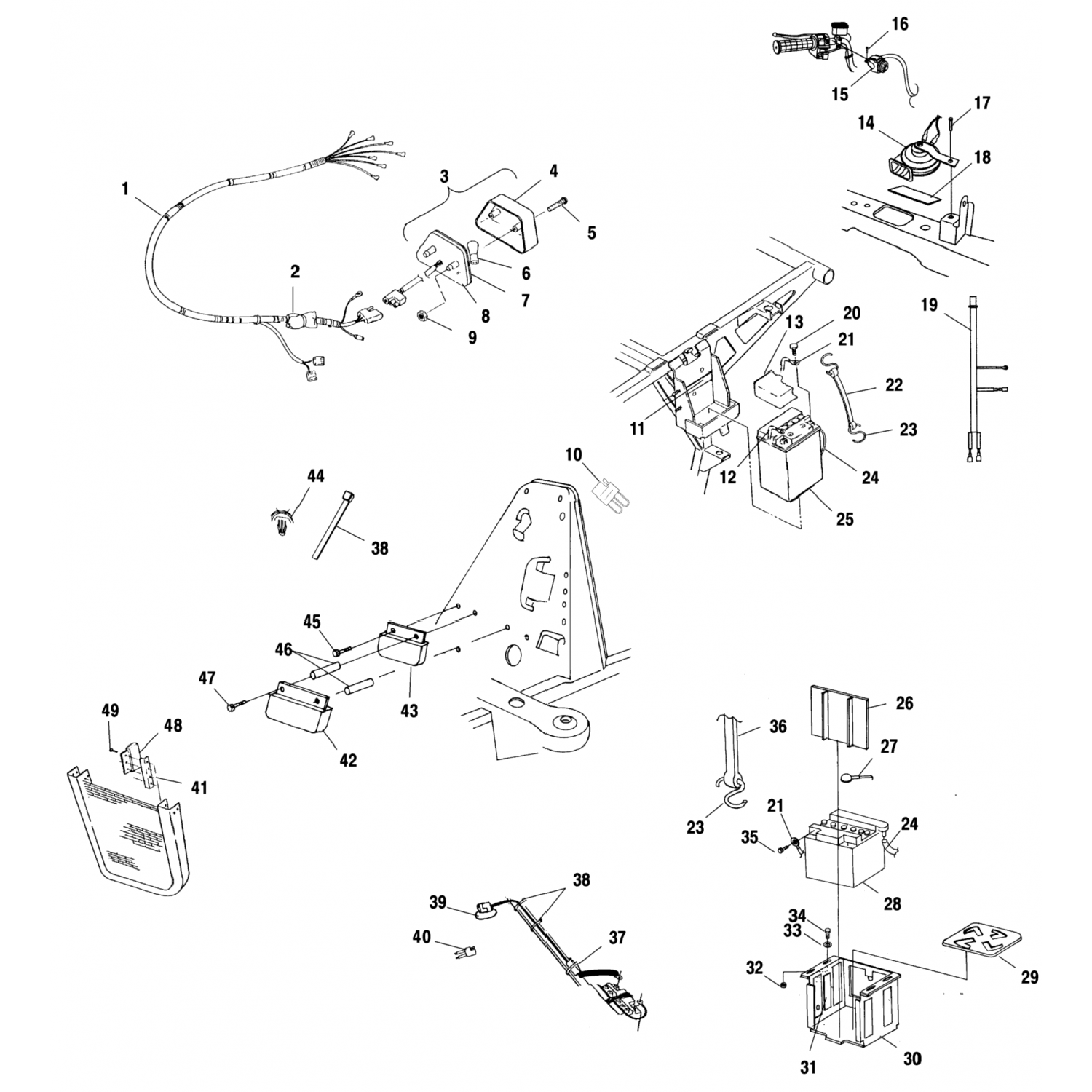 4060202 Polaris Отсечка, lr58, 12vdc, (alt, opr)