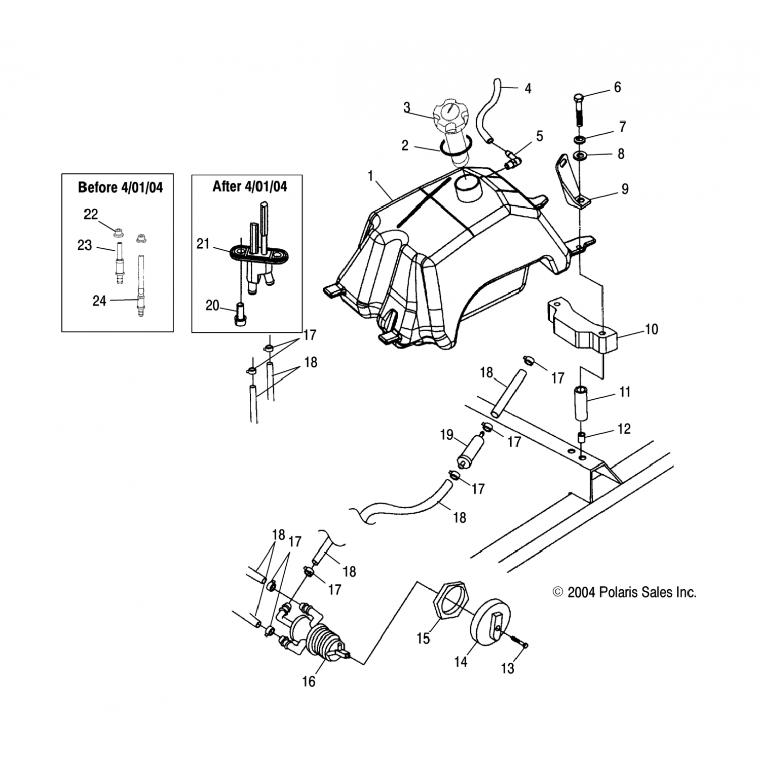 7052346 Polaris Фитинг-топливоотвод, res z prs