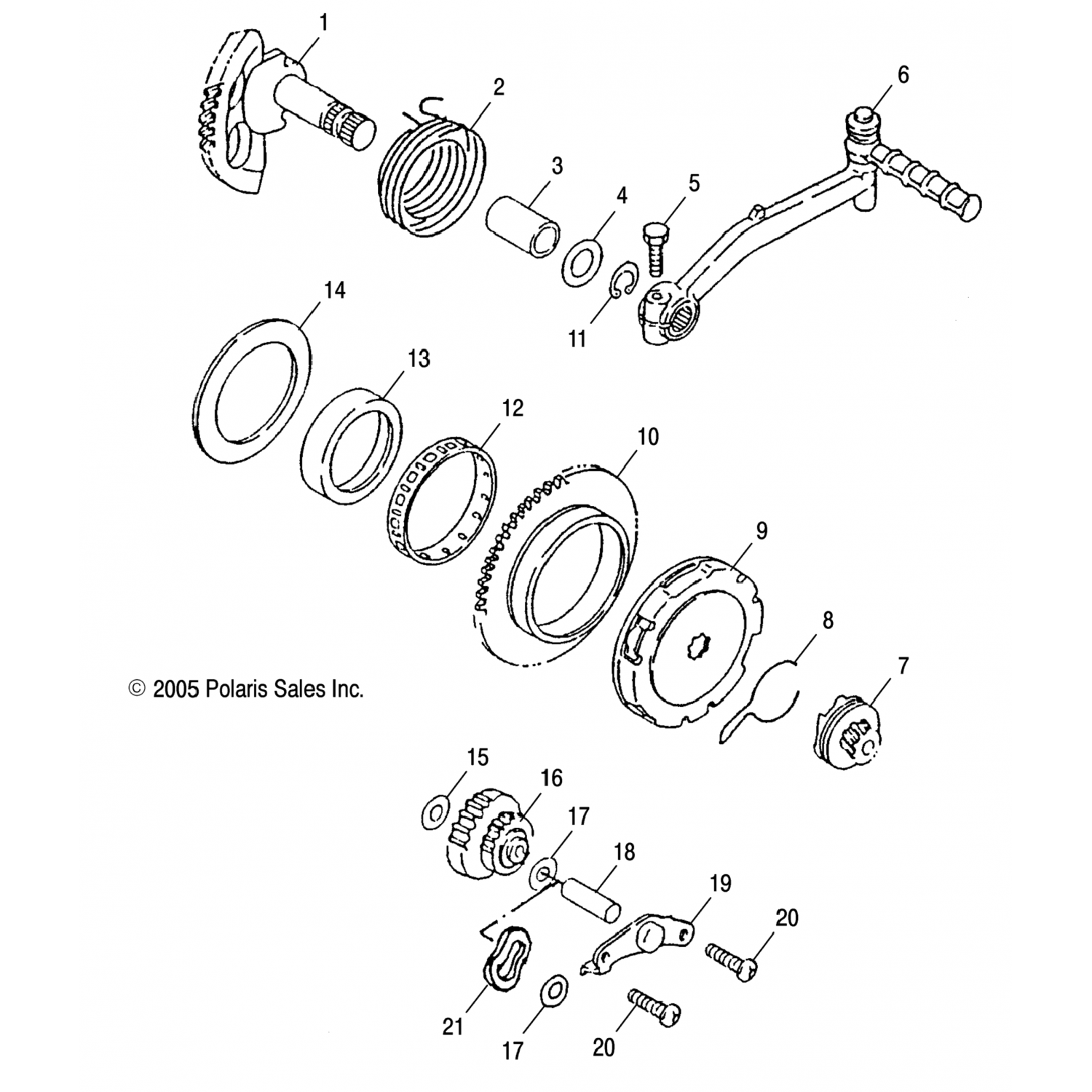 0450570 Polaris Ударная рукоятка в сборе&#039;y *