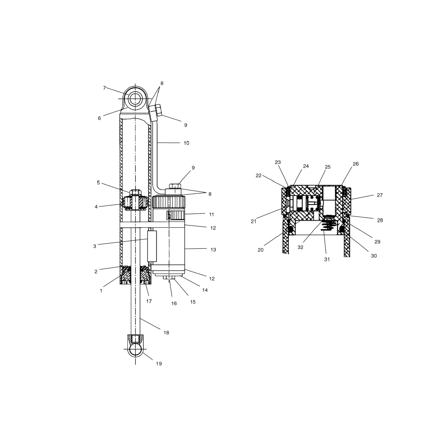 1700181 Polaris Корпус регулировочный