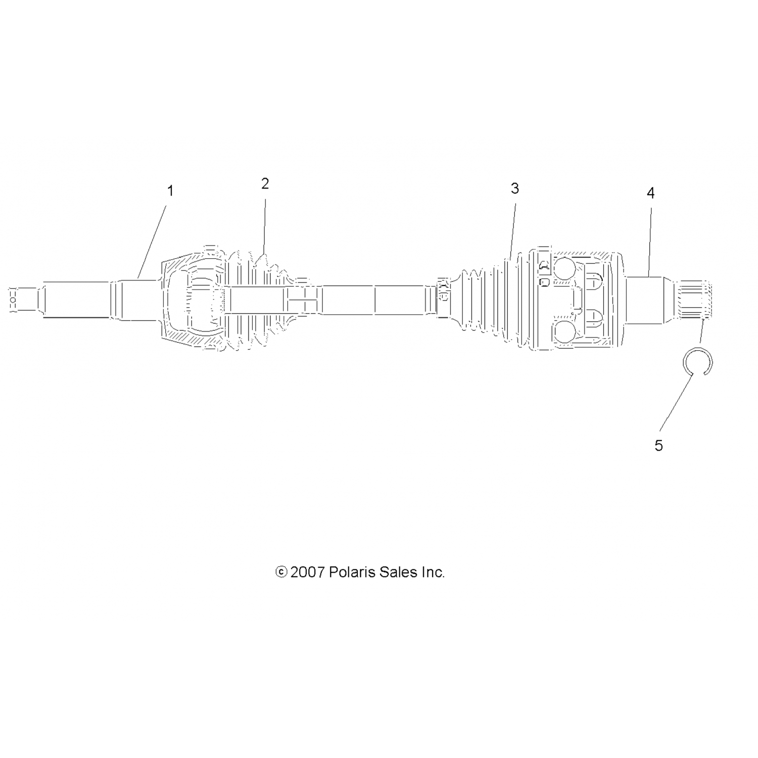 2203547 Polaris Комплект башмака, сторона шестерни, gkn00808789