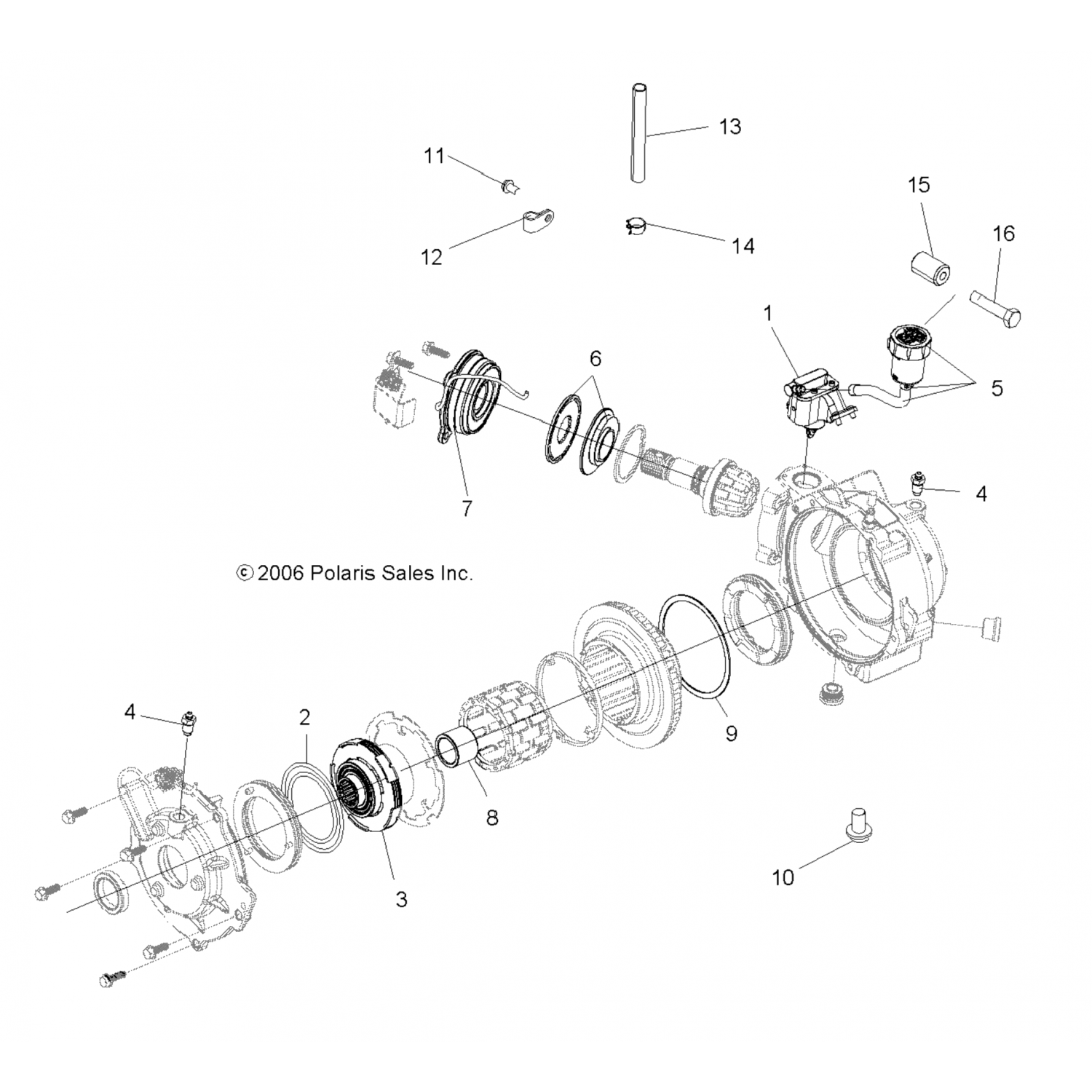 3234432 Polaris Комплект - клапан заслонки, fwbd