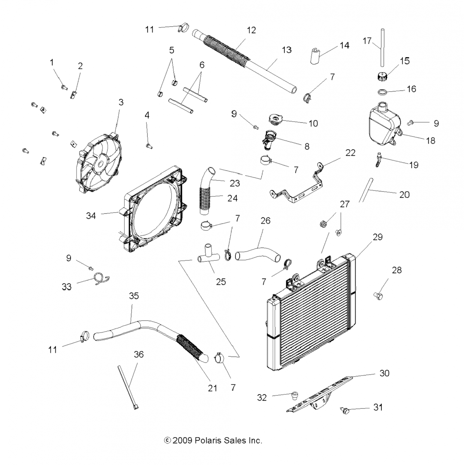 5413672 Polaris шланг-20r3, 1,0 id x 21,5