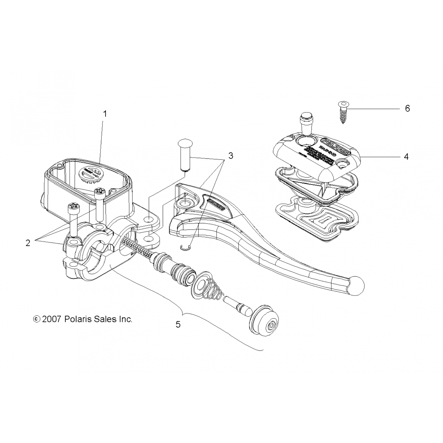 2202196 Polaris Комплект, крышка 5/8, rh, mc