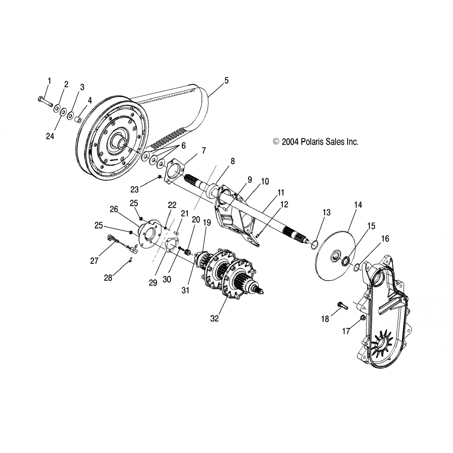 2202842 Polaris Комплект кованого диска
