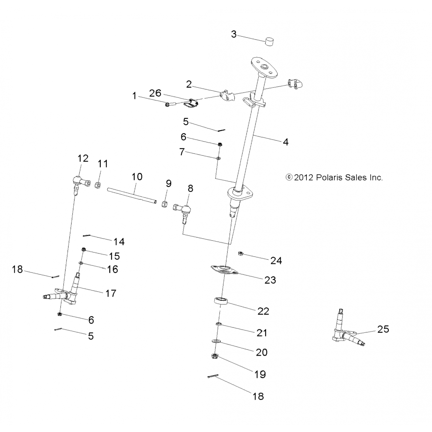 0453554 Polaris Накладка-lh