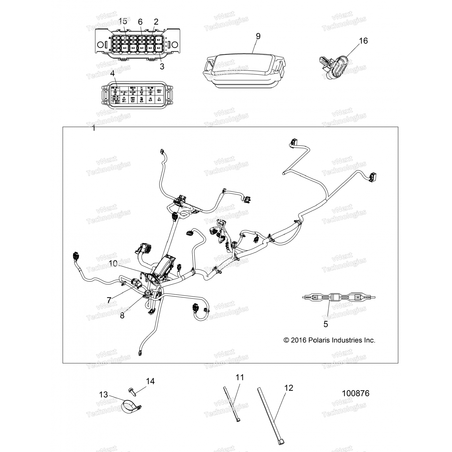 2202607 Polaris Комплект плавкой вставки, 0,8 мм