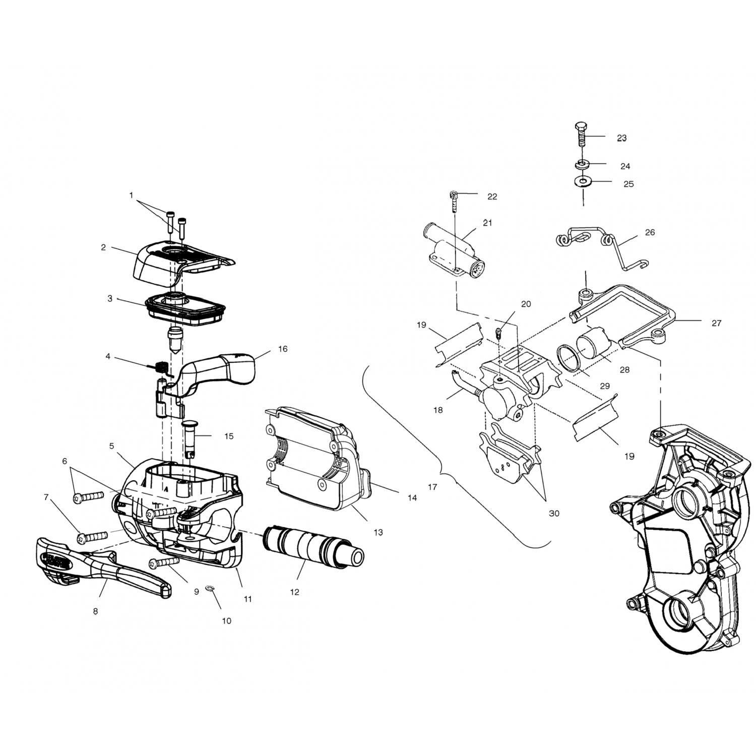 2203549 Polaris Комплект-полный асм,а/ц,тип81,98-20904
