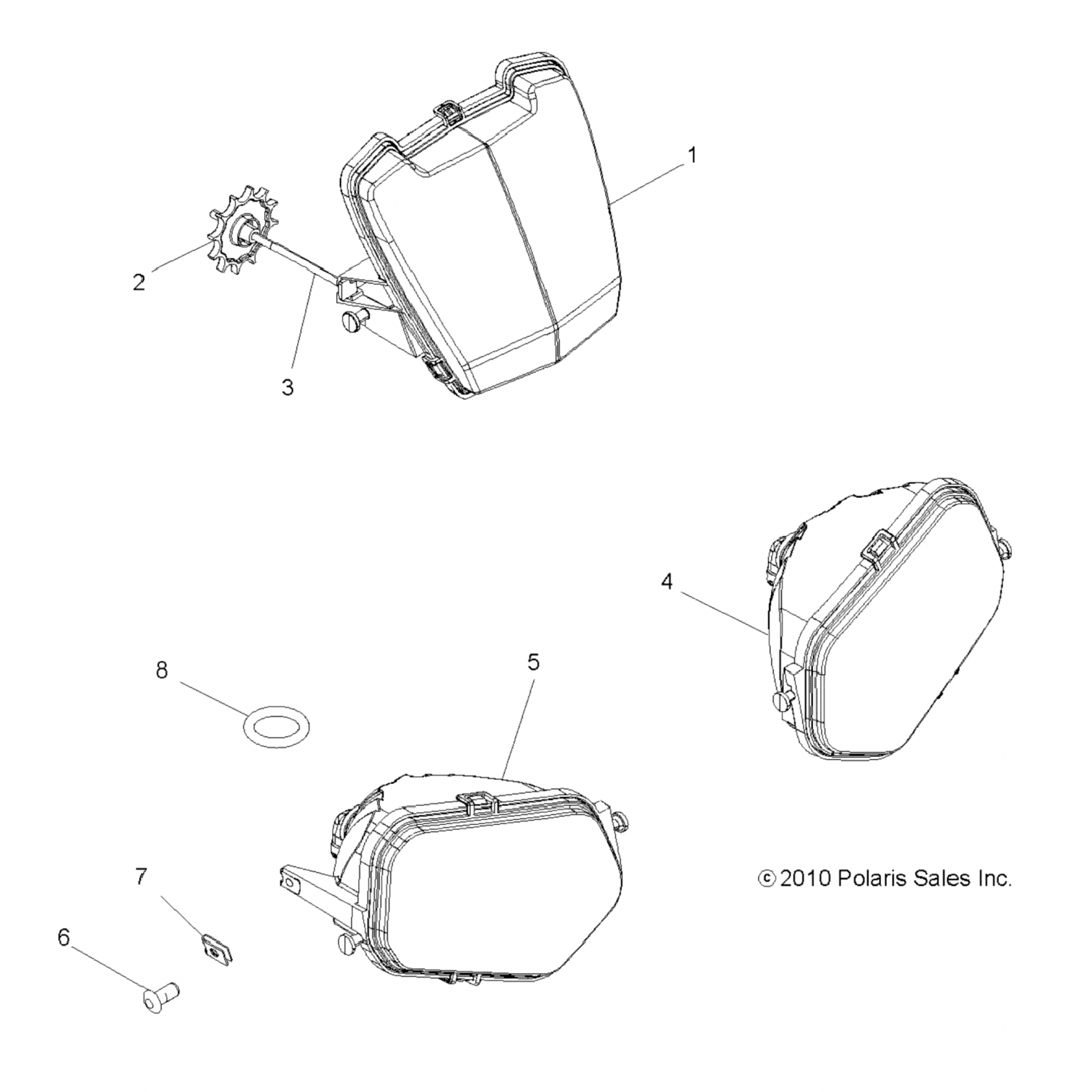 4032079 Polaris Набалдашник, регулировка