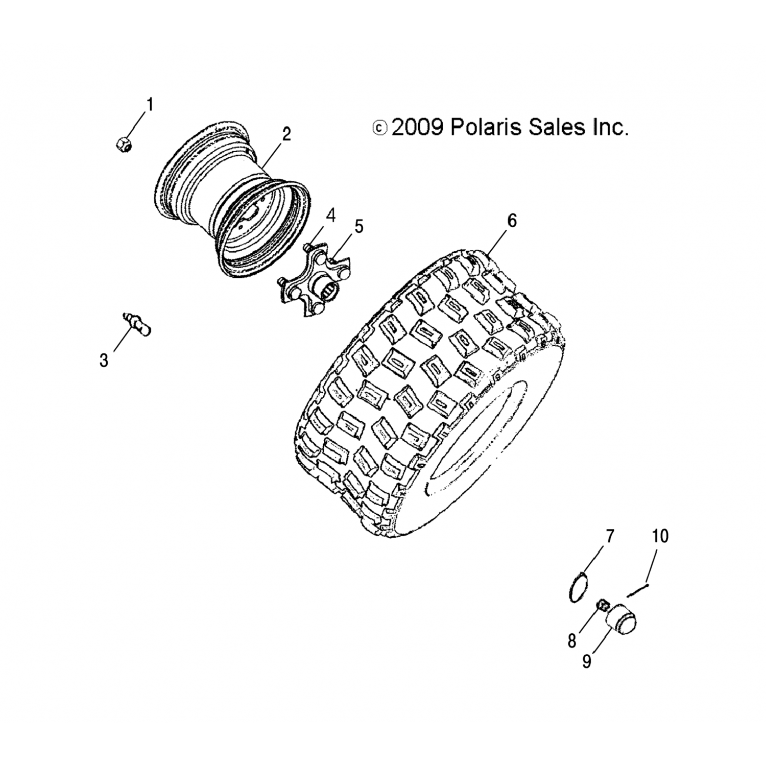 0452675 Polaris обод-колесо, феникс