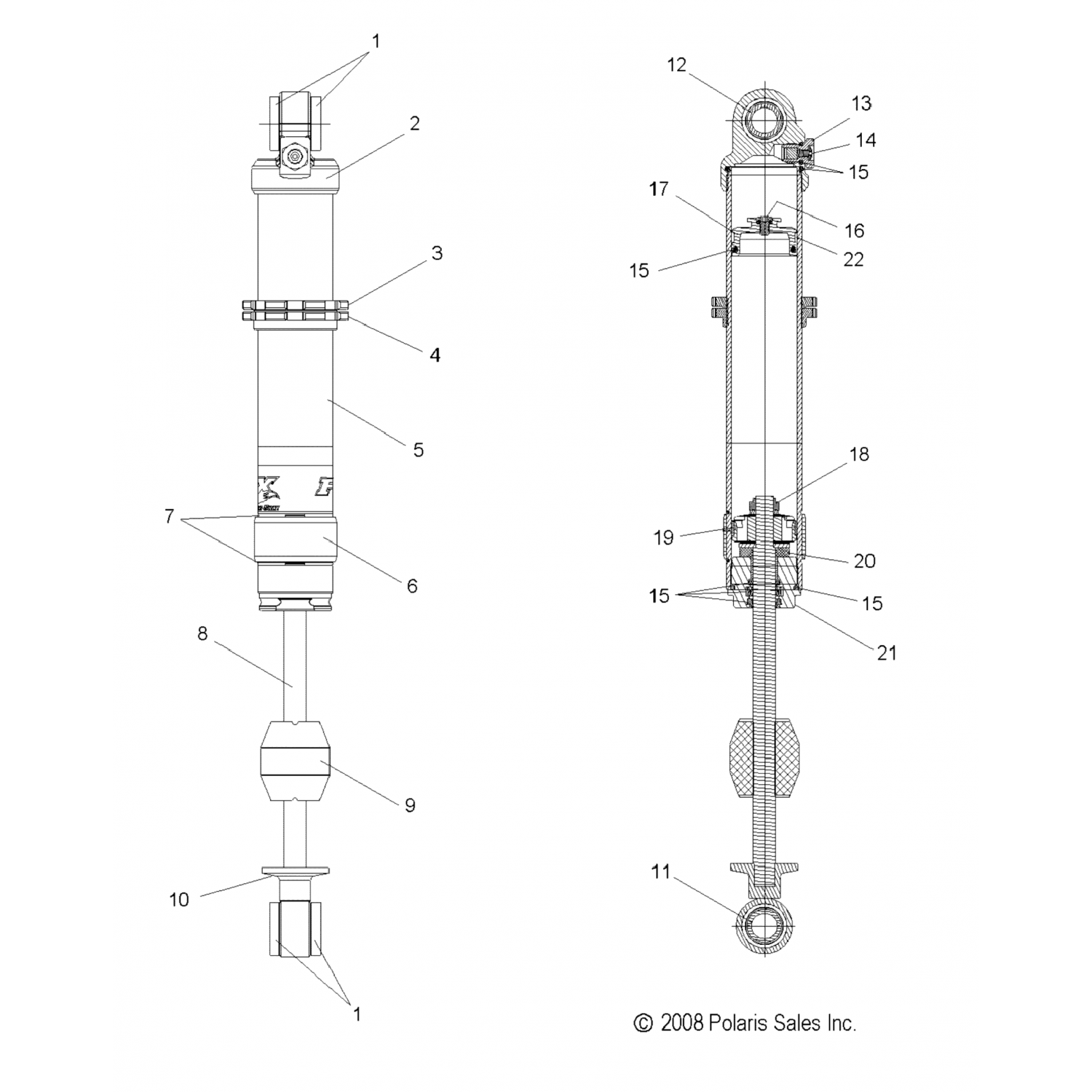 1500791 Polaris Кольцо предварительной нагрузки