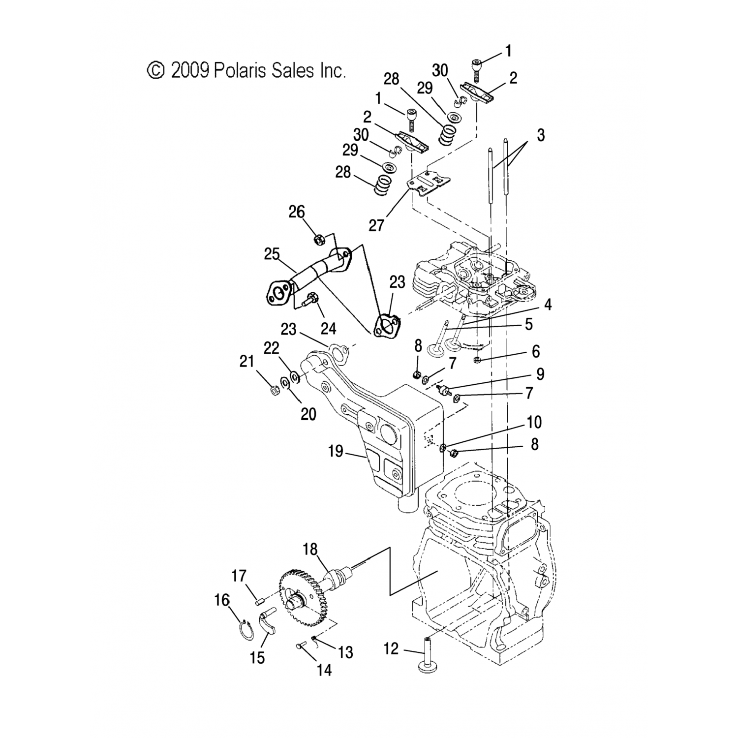 3086568 Polaris Шток, толкатель