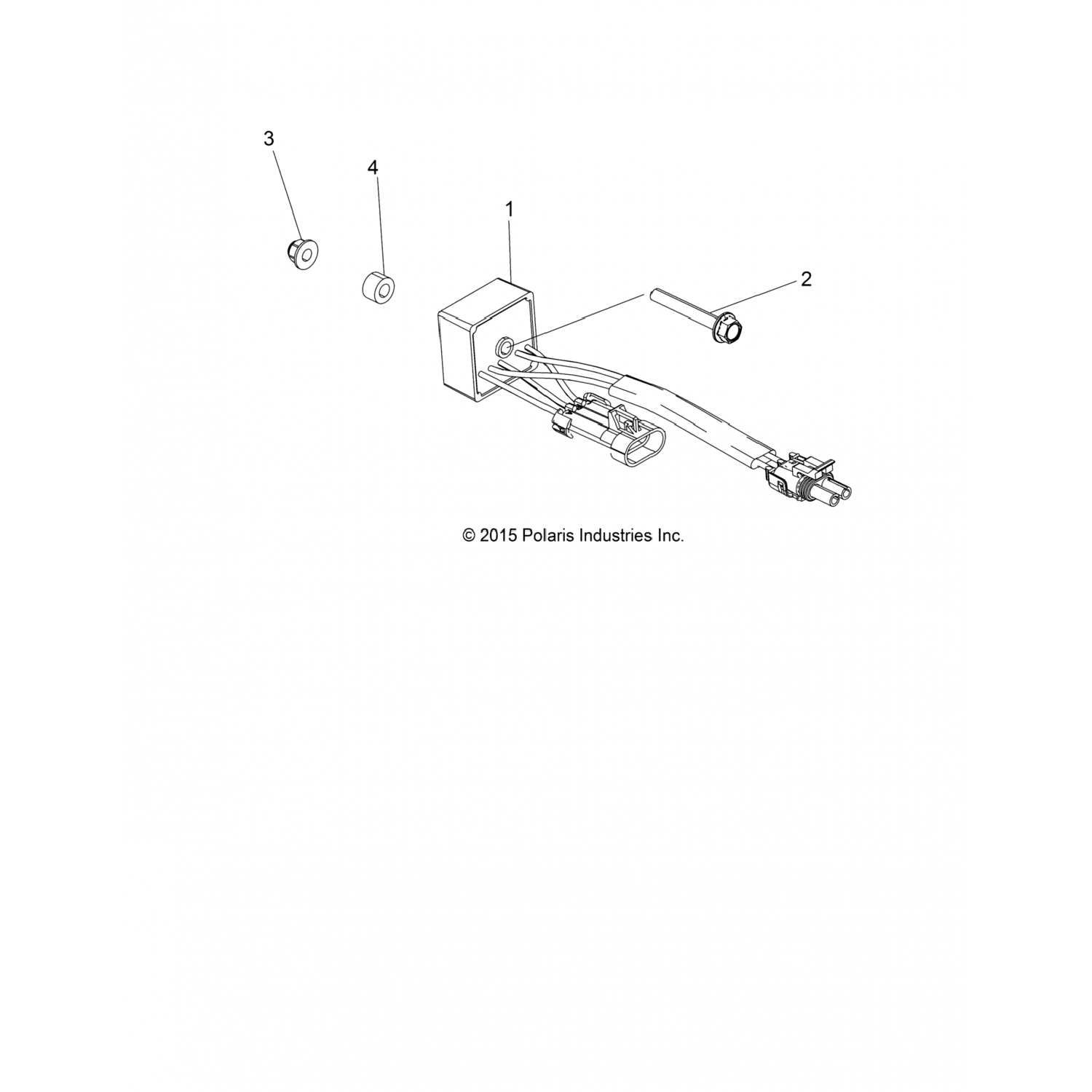 4012829 Polaris Реле, твердотельное, 9a, длинное ld