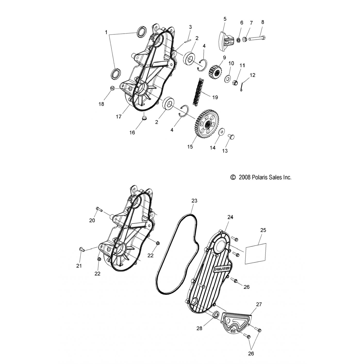 7052394 Polaris Пробка магнитная