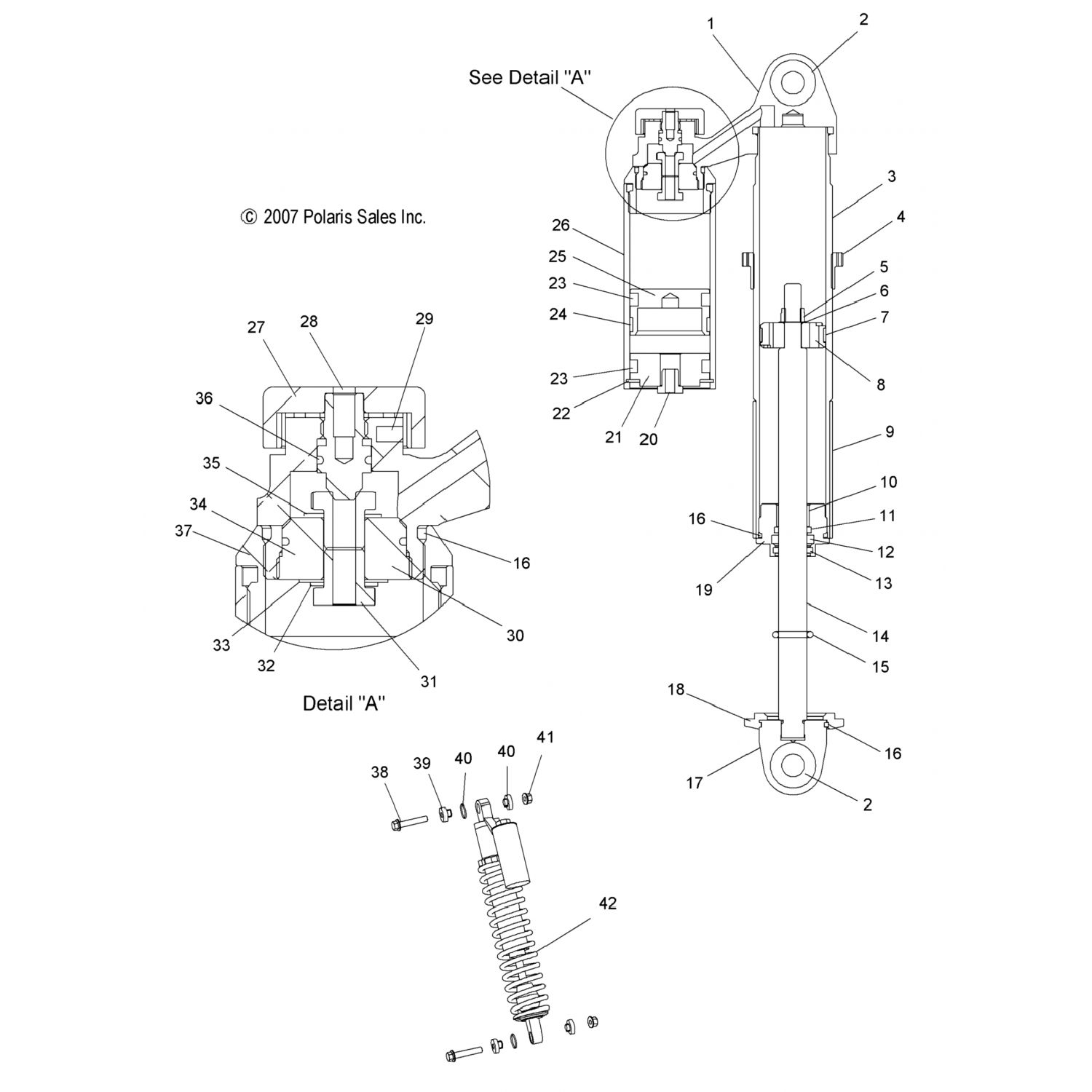 1800233 Polaris Вал, 5/8" (400159)