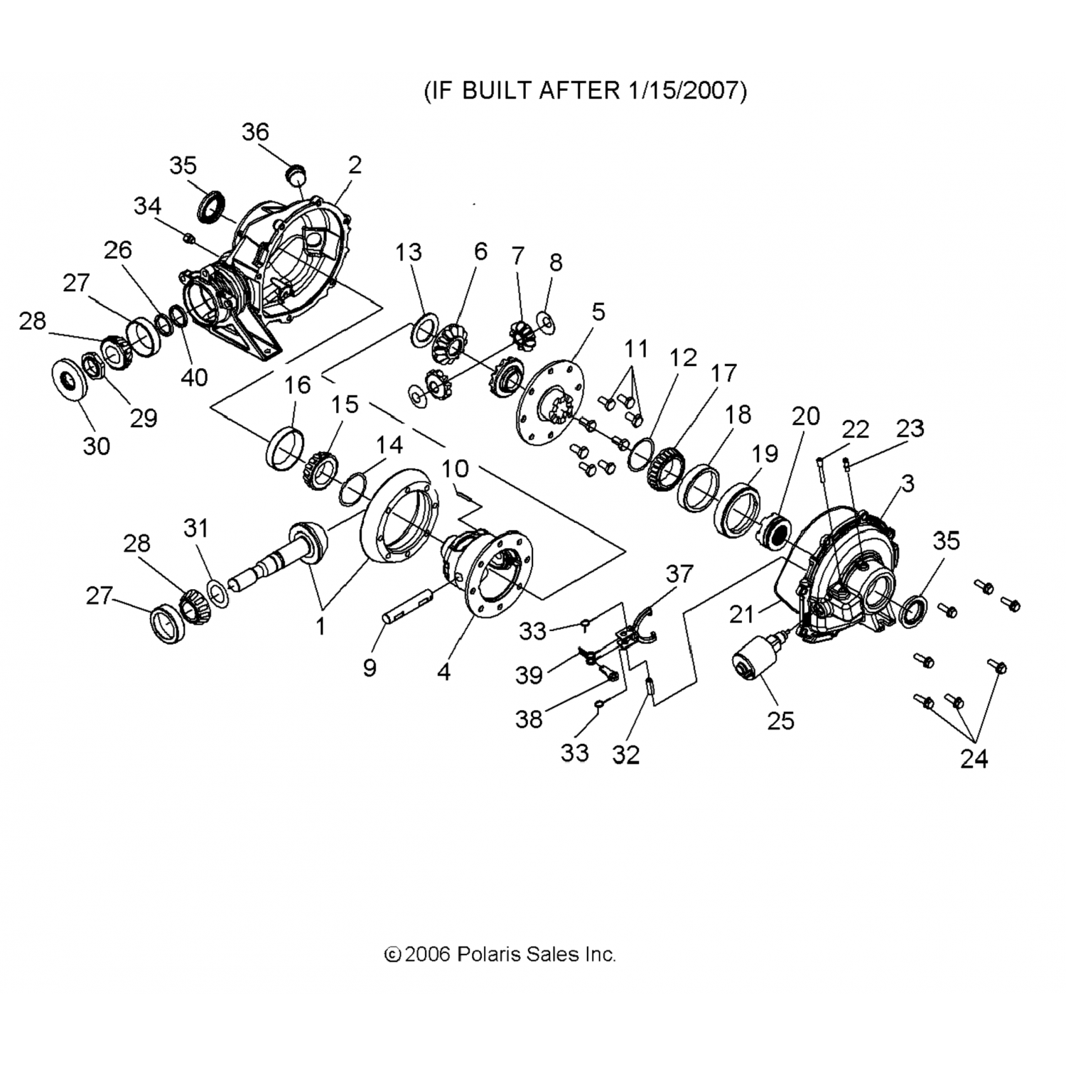 2203500 Polaris Ролик-подшипник