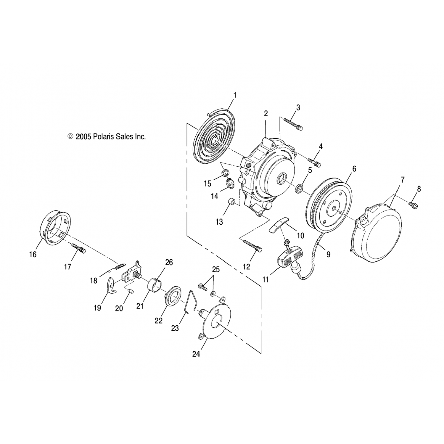 3083814 Polaris Катушка, компл,