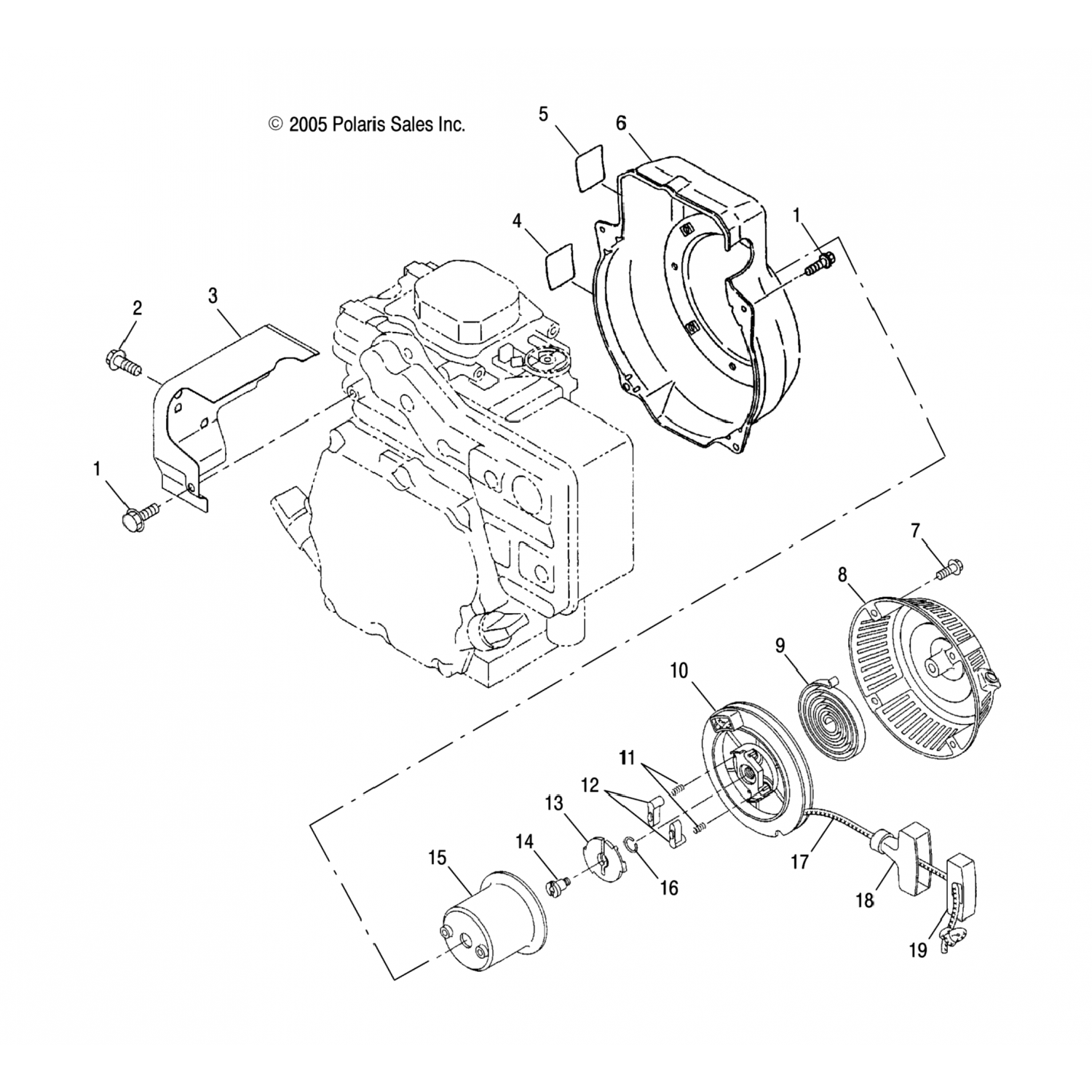 3086626 Polaris Катушка