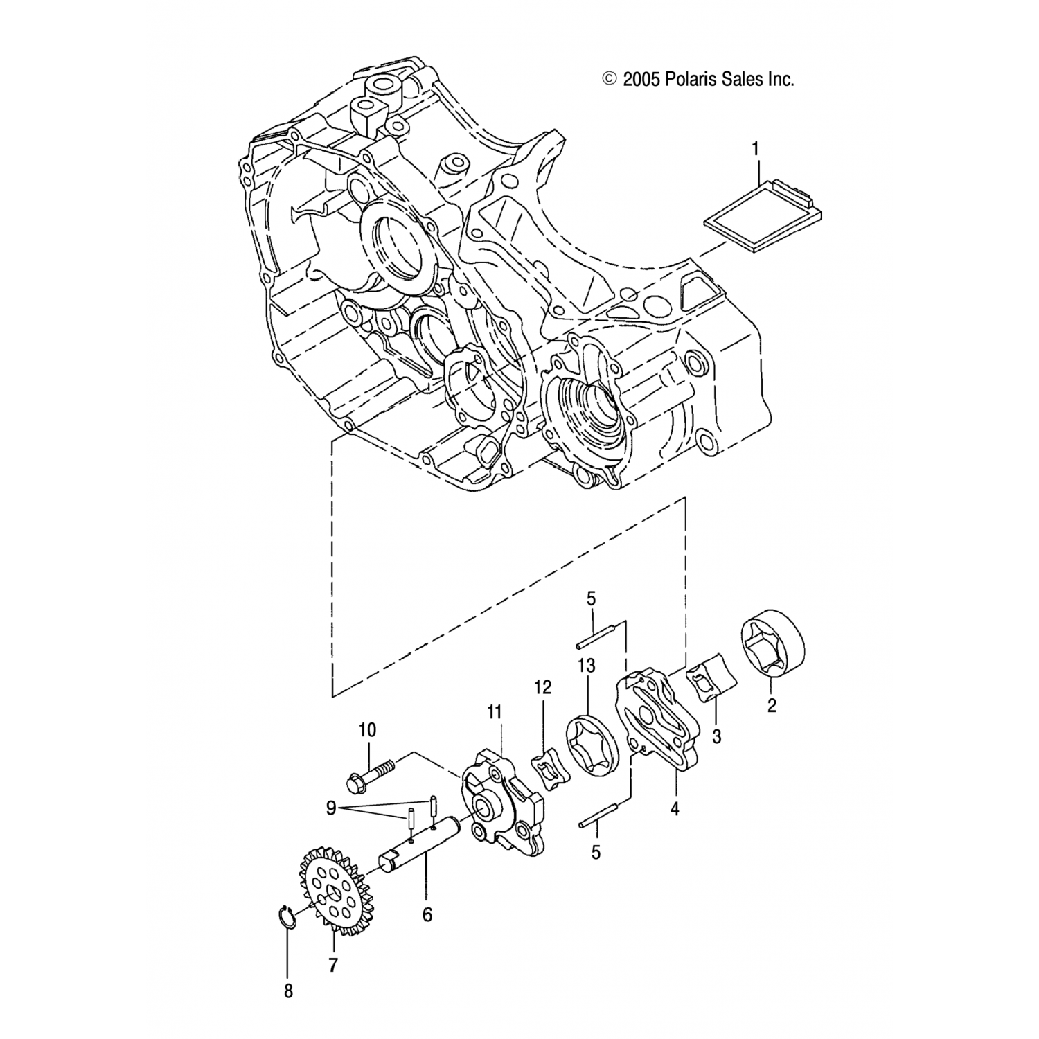 3088150 Polaris Ротор, внутренняя подача