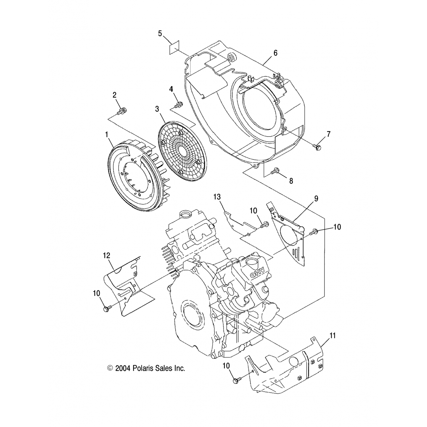 3088789 Polaris Экран, вращающийся