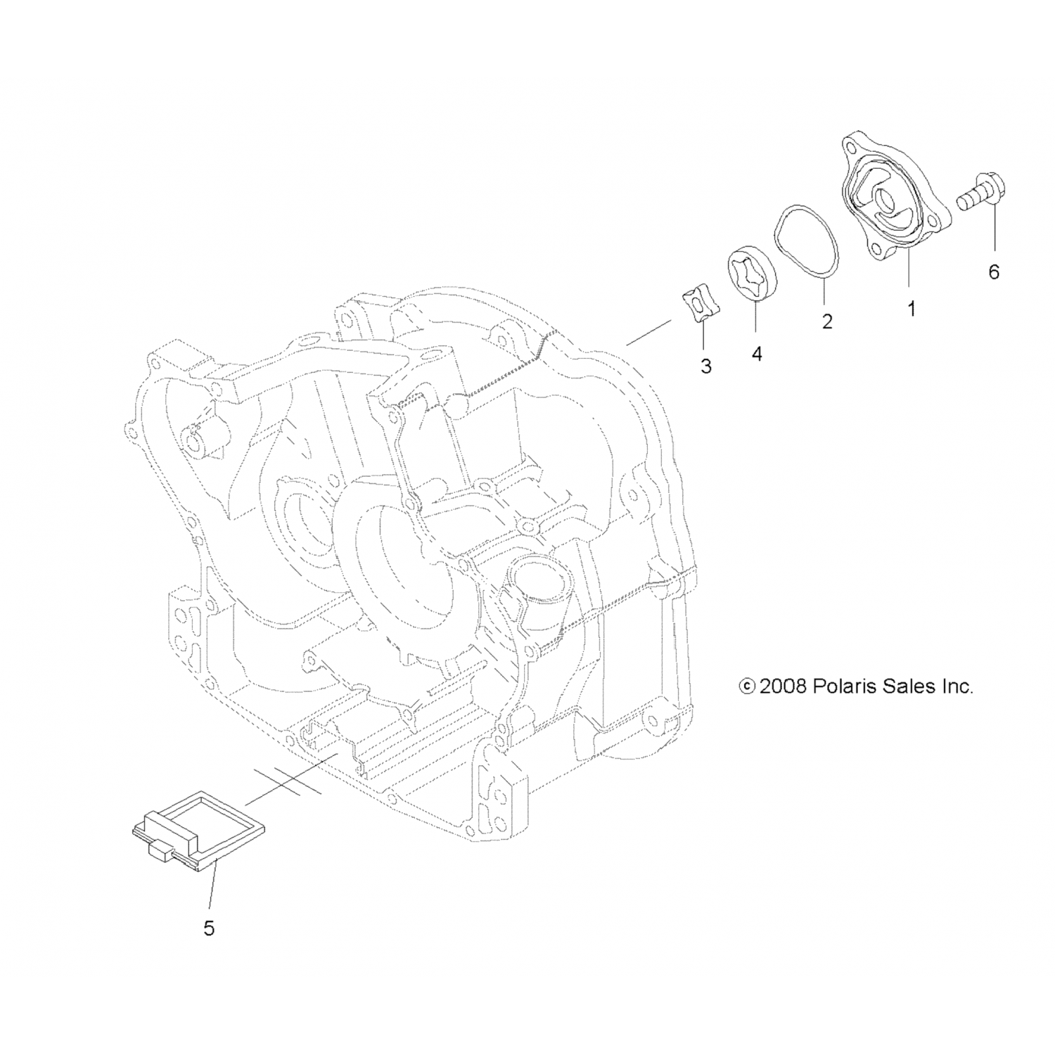 3089607 Polaris Ротор, внешний, подача