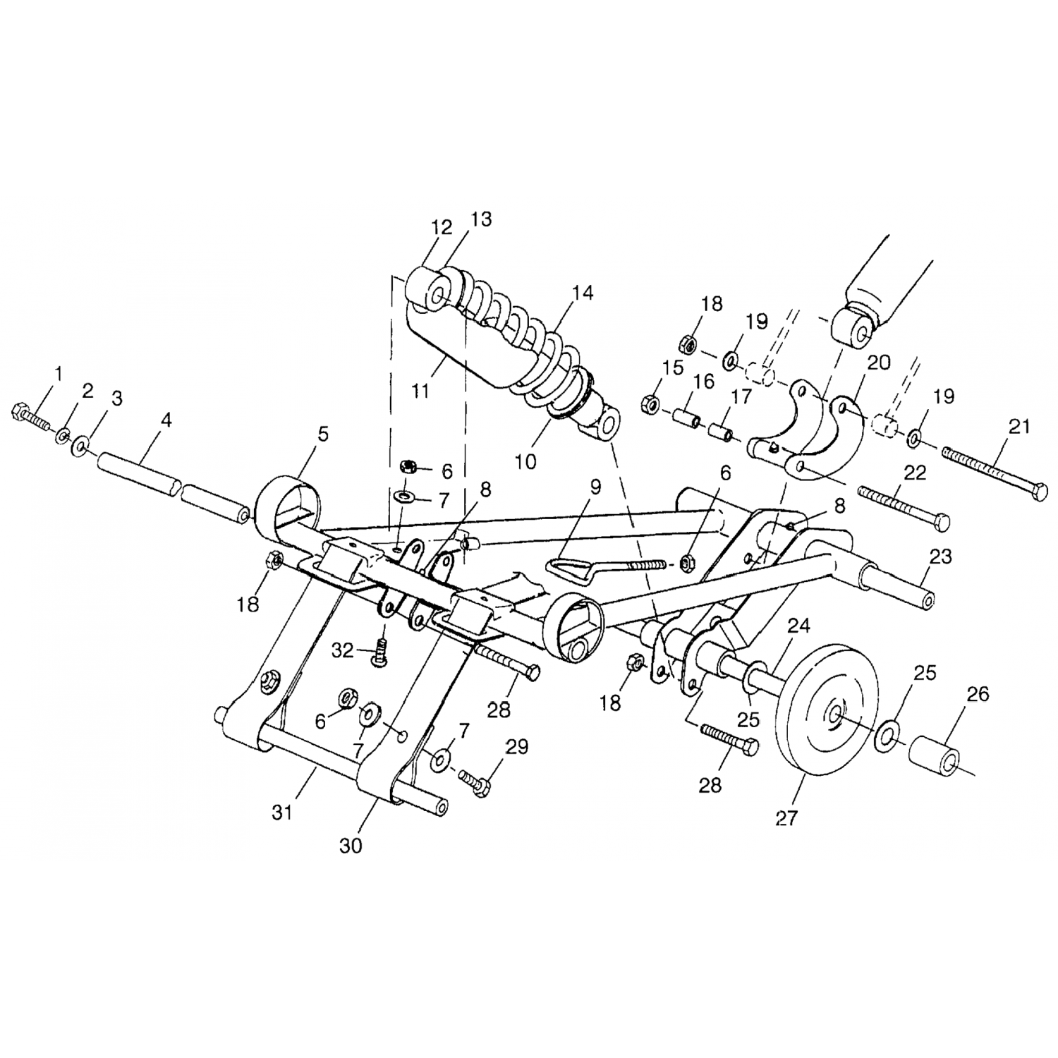 5020617 Polaris Фиксатор, корпус пружины