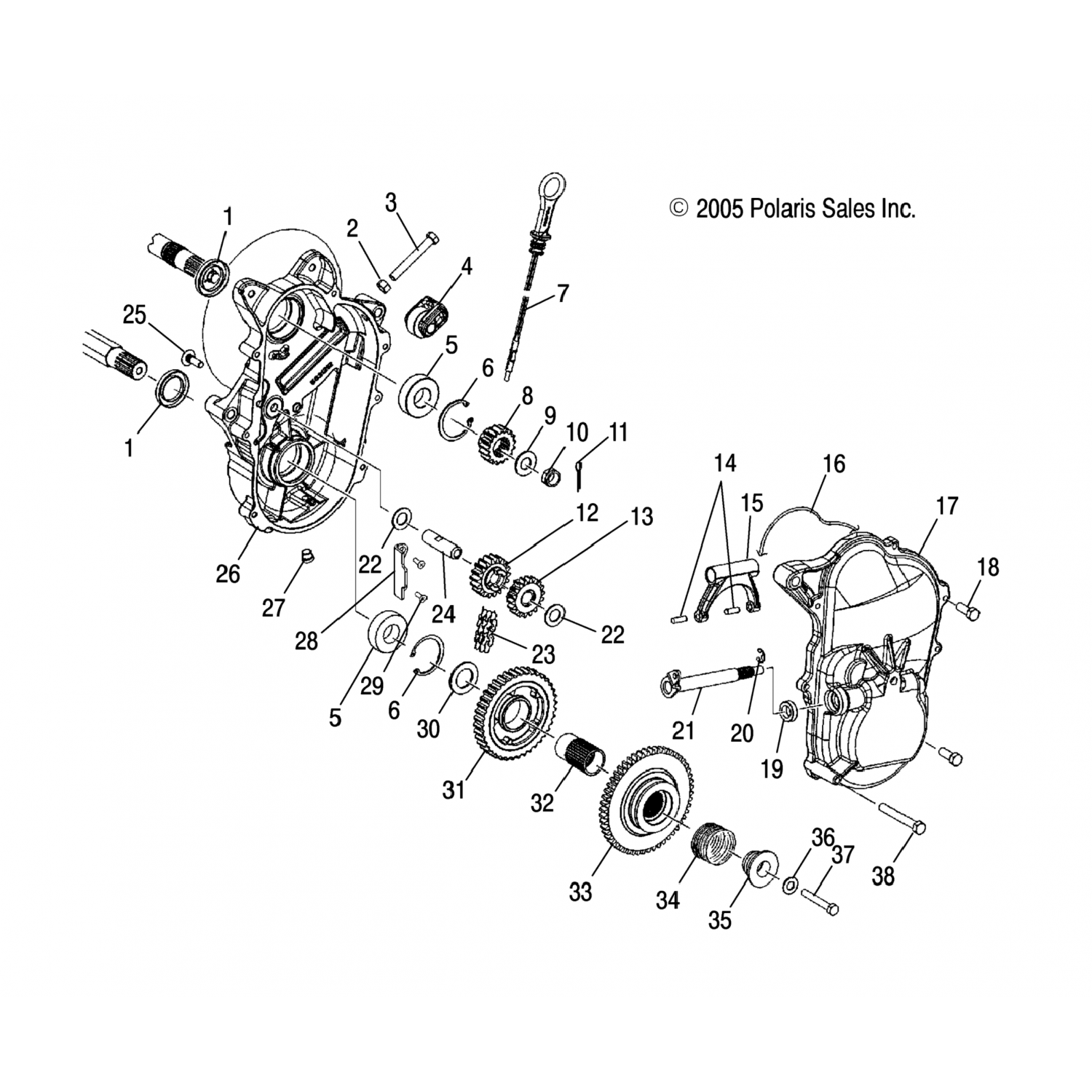 5130727 Polaris Фиксатор, приводная муфта