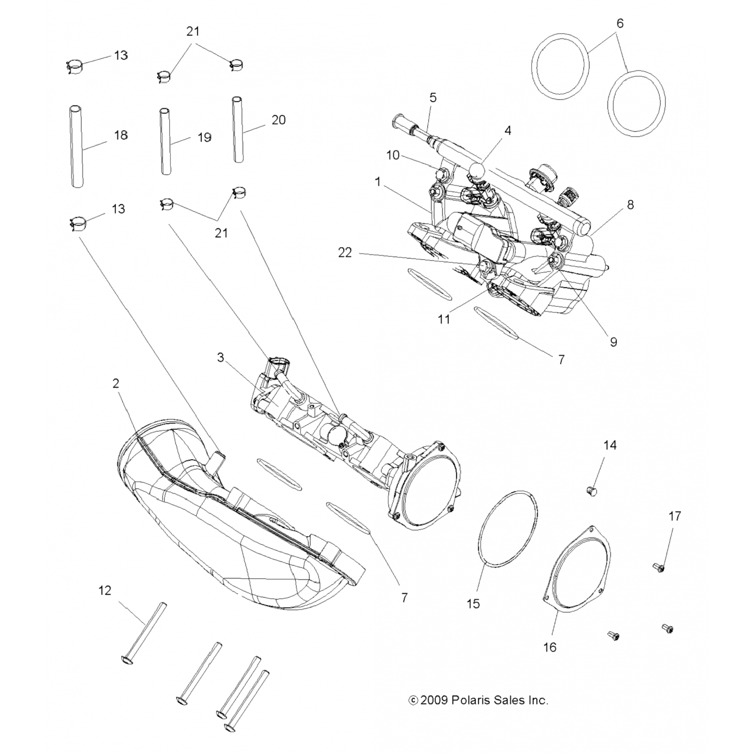 7518844 Polaris Шлиц 6х25мм, шлицы