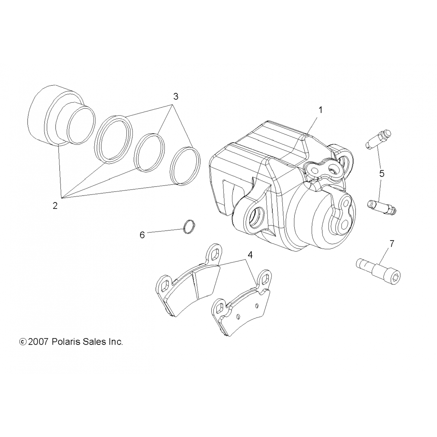 2201684 Polaris Уплотнения, комплект, dh3p