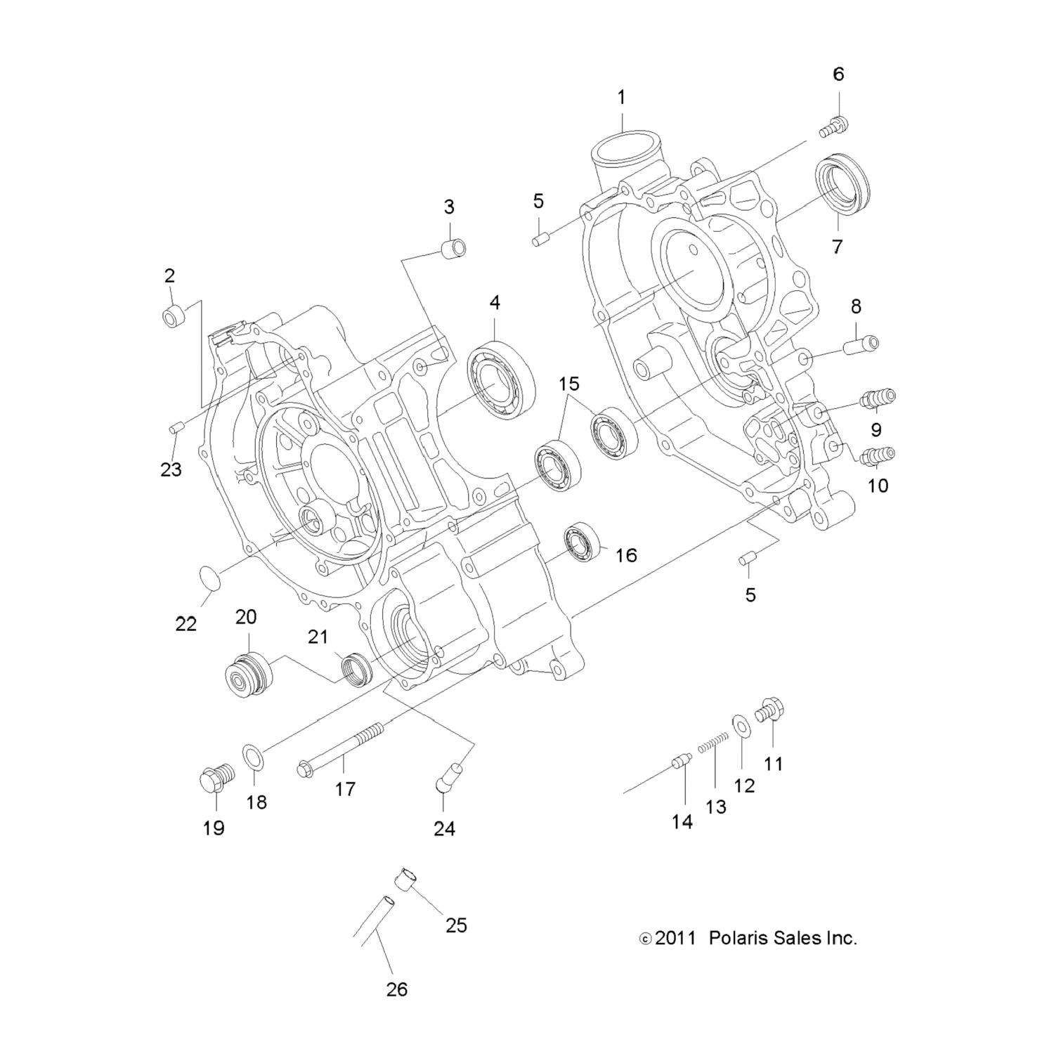 3084837 Polaris Уплотнение, механическое *