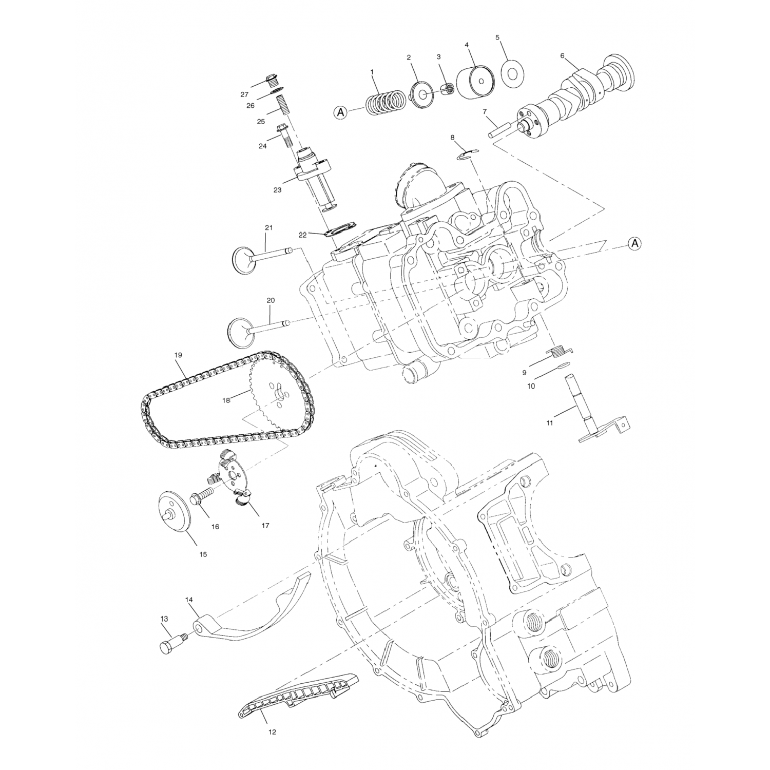 3086024 Polaris Натяжитель, асм,