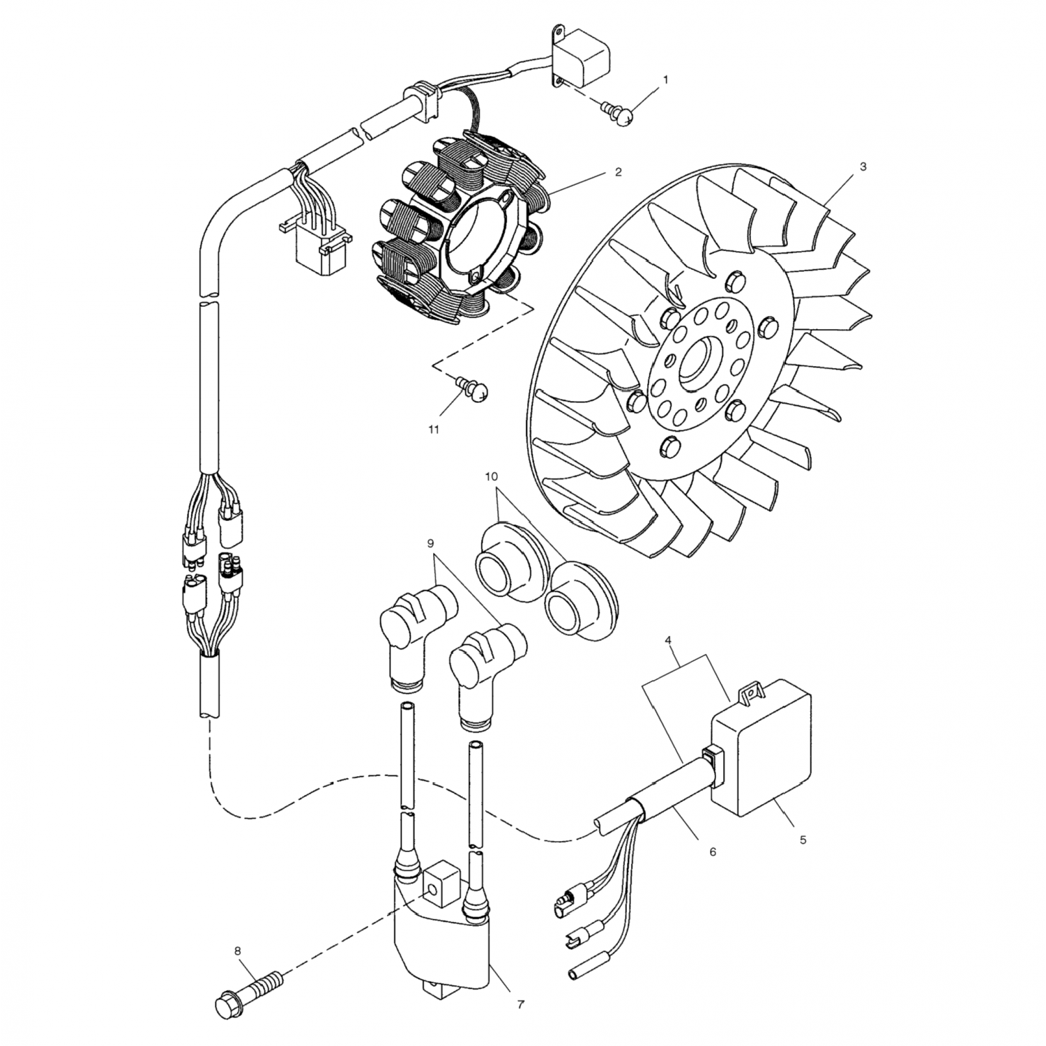 3087282 Polaris Блок-корпус