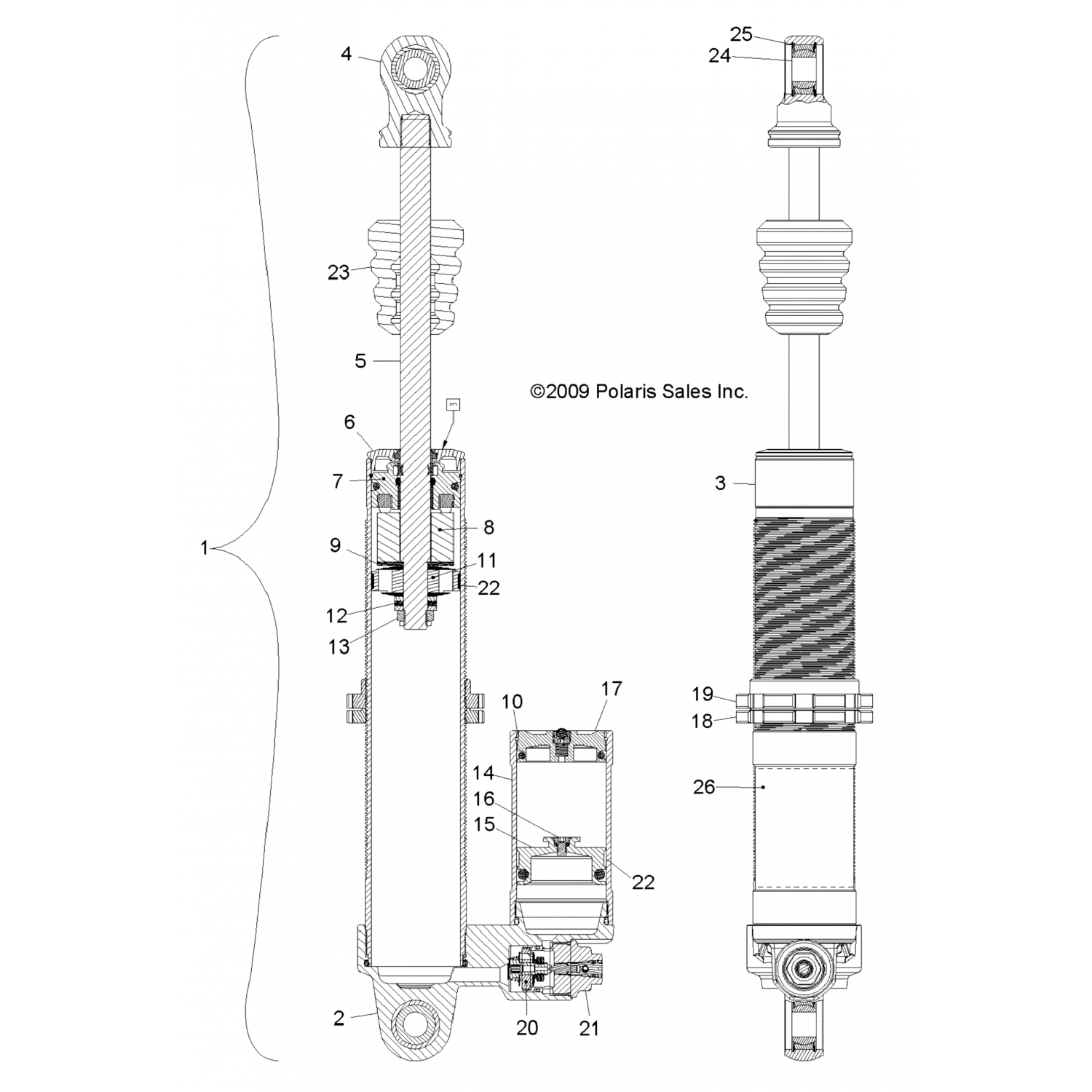 1500832 Polaris Корпус (207-14-066)