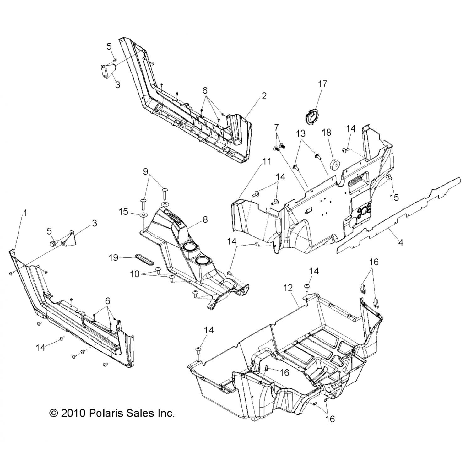5414200 Polaris Уплотнение рычага переключения консоли