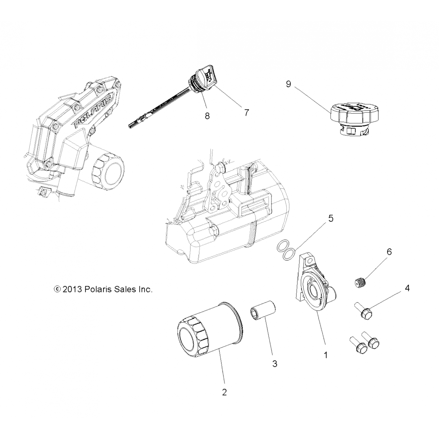 2521140 Polaris Щуп для заливки масла