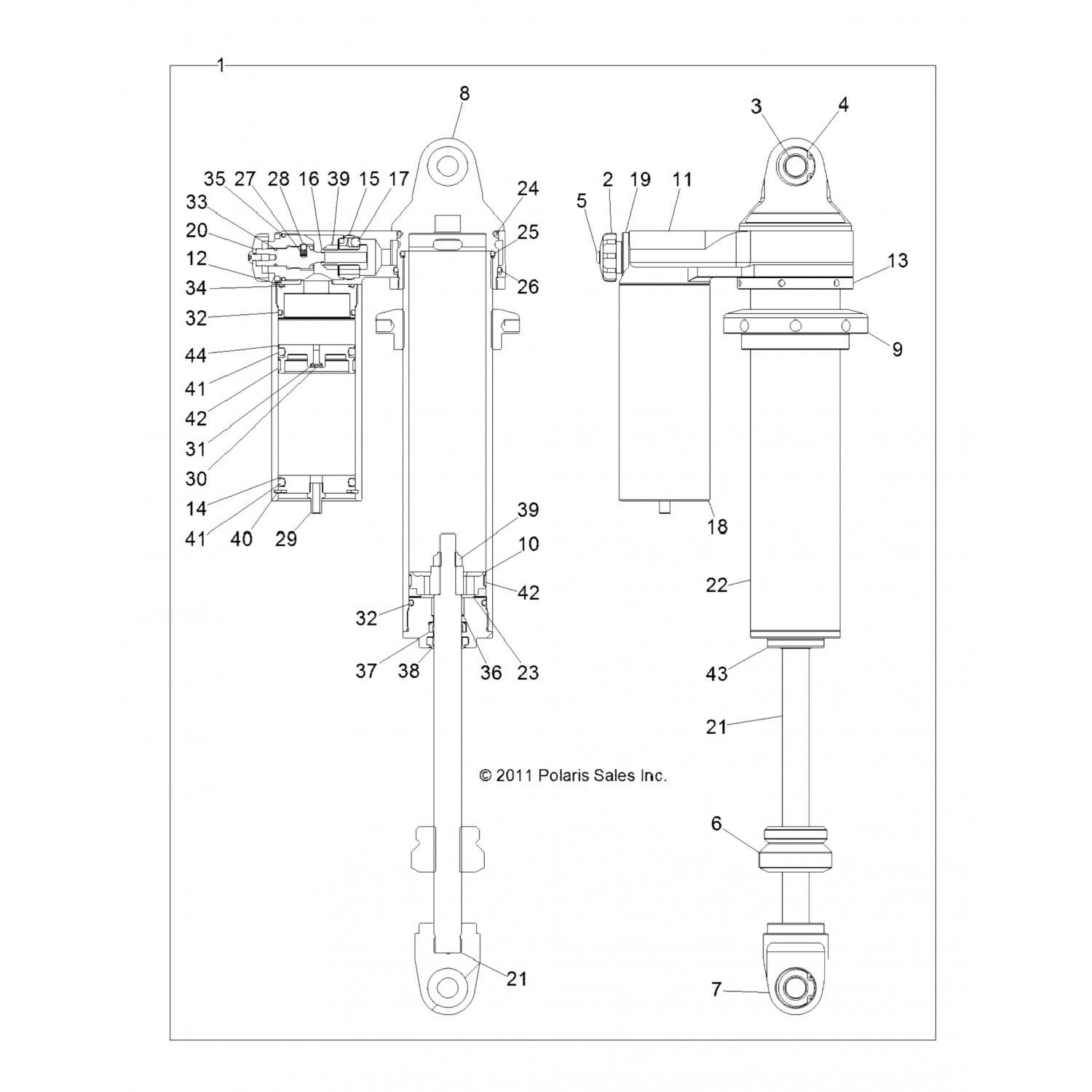 1800505 Polaris Уплотнение вала (wer-1025862)