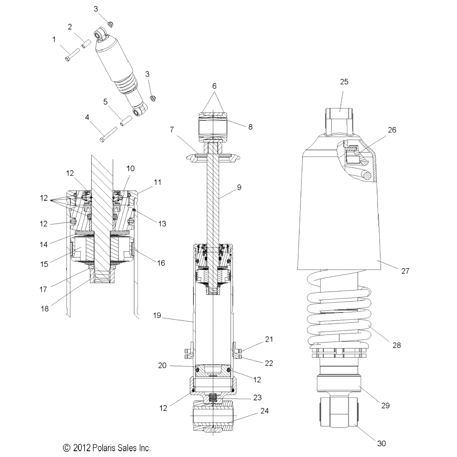 1500891 Polaris КРЫШКА ПОДШИПНИКА