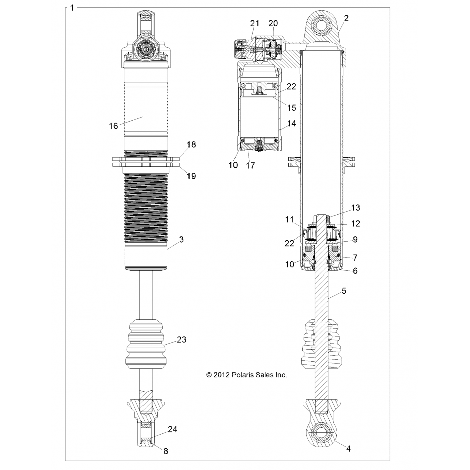 1500912 Polaris РЕЗЕРВУАР 4.00 (227-34-040)