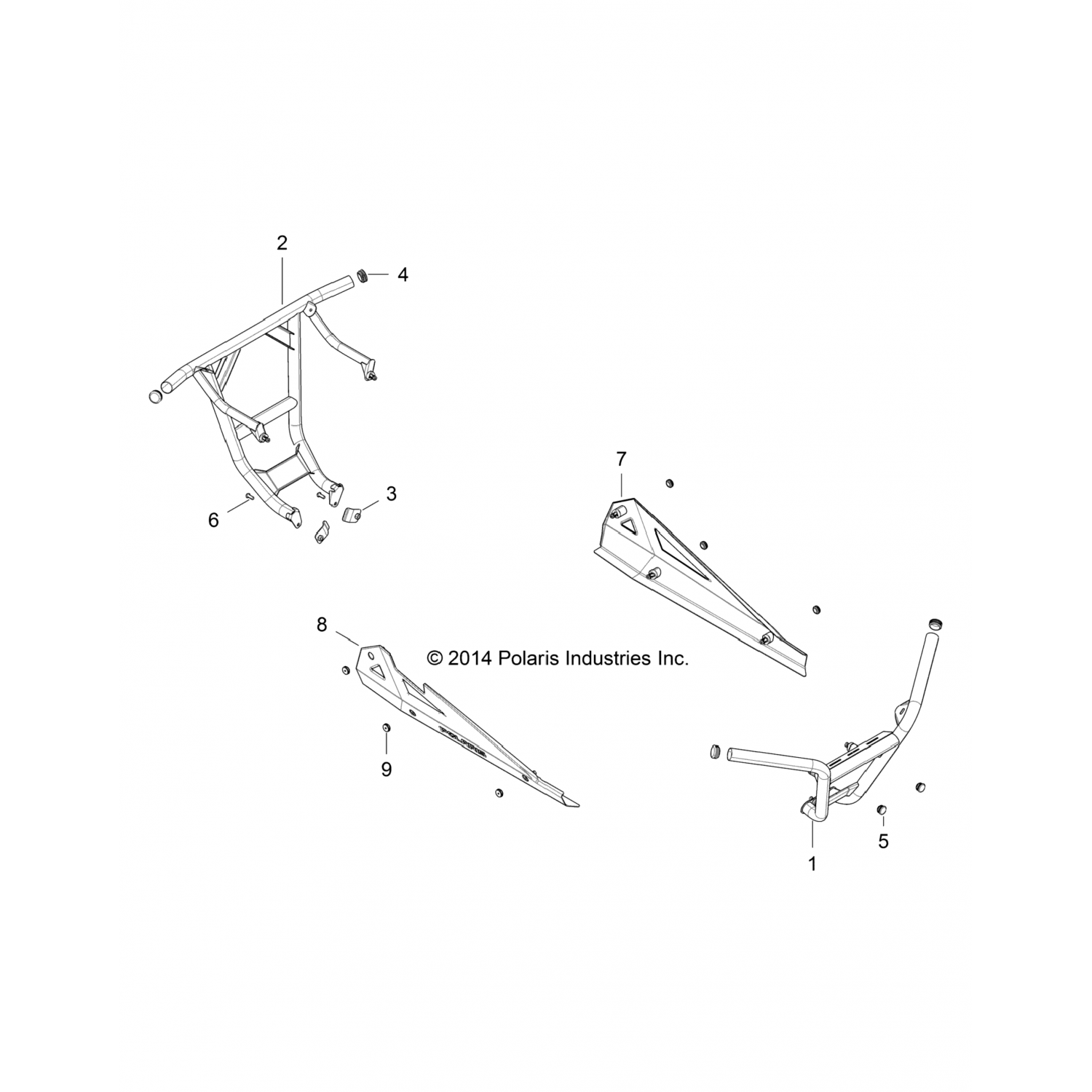 2879498619 Polaris K-ROCK SLIDER, LOPRO, RZN, V СИНИЙ 2879498-619
