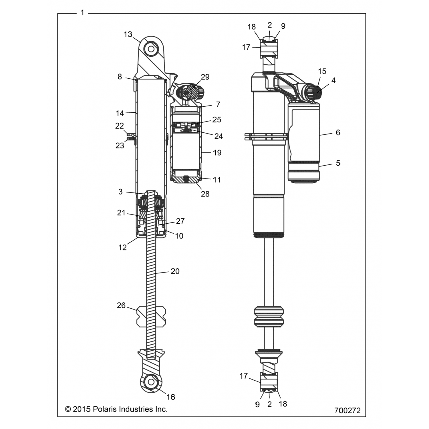 1800869 Polaris УПЛОТНИТЕЛЬНАЯ ГОЛОВКА 2" 1620009