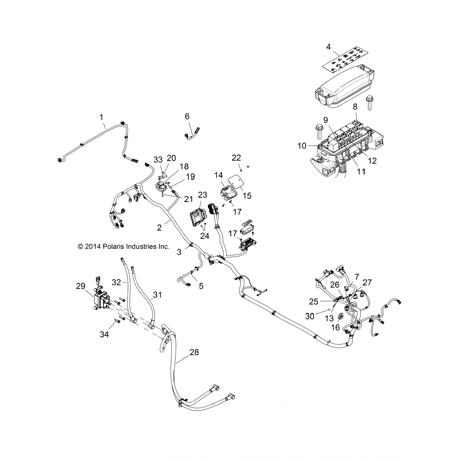 2413234 Polaris РЕМНИ БЕЗОПАСНОСТИ ШАССИ,ЭПС,РЦН,64,СЛД
