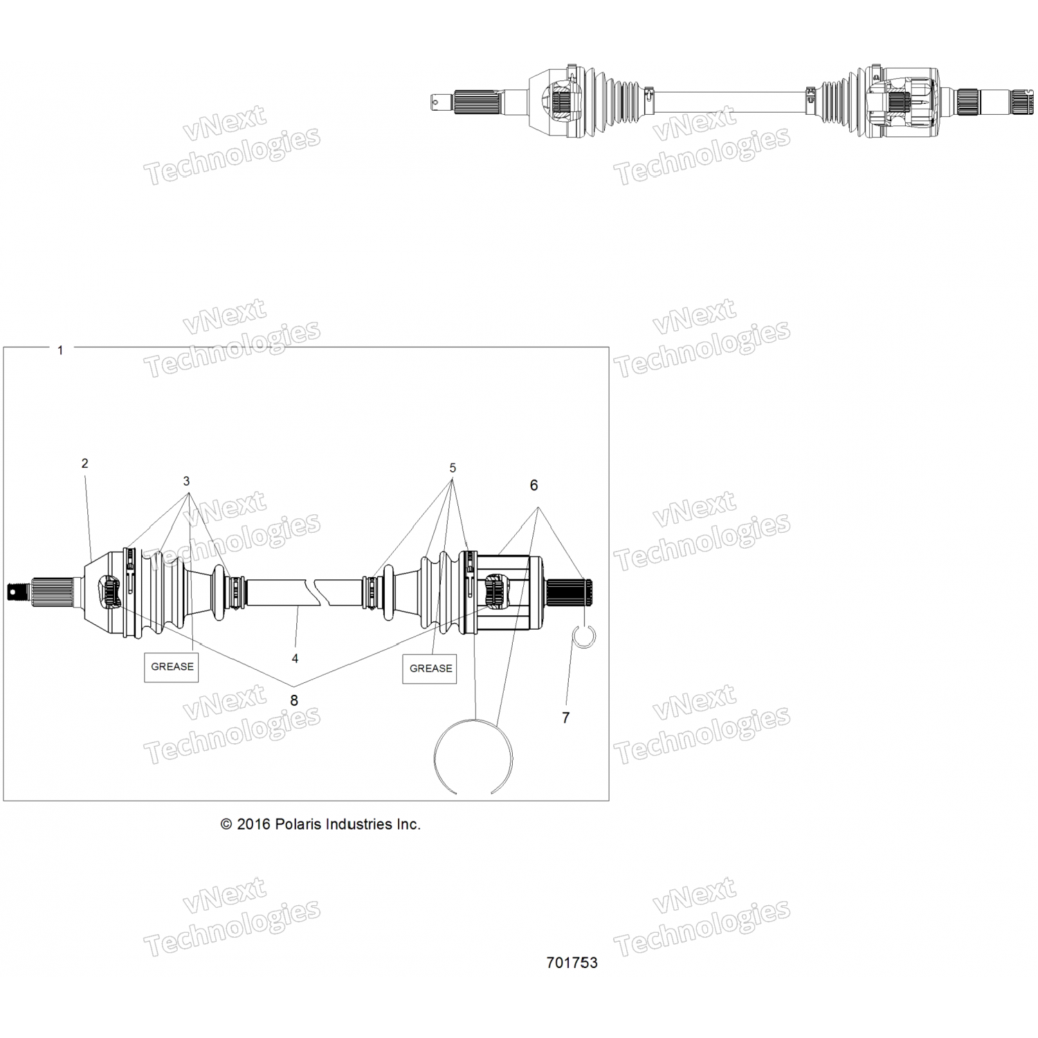 2206581 Polaris К-ВНУТРЕННЕЕ СОЕДИНЕНИЕ