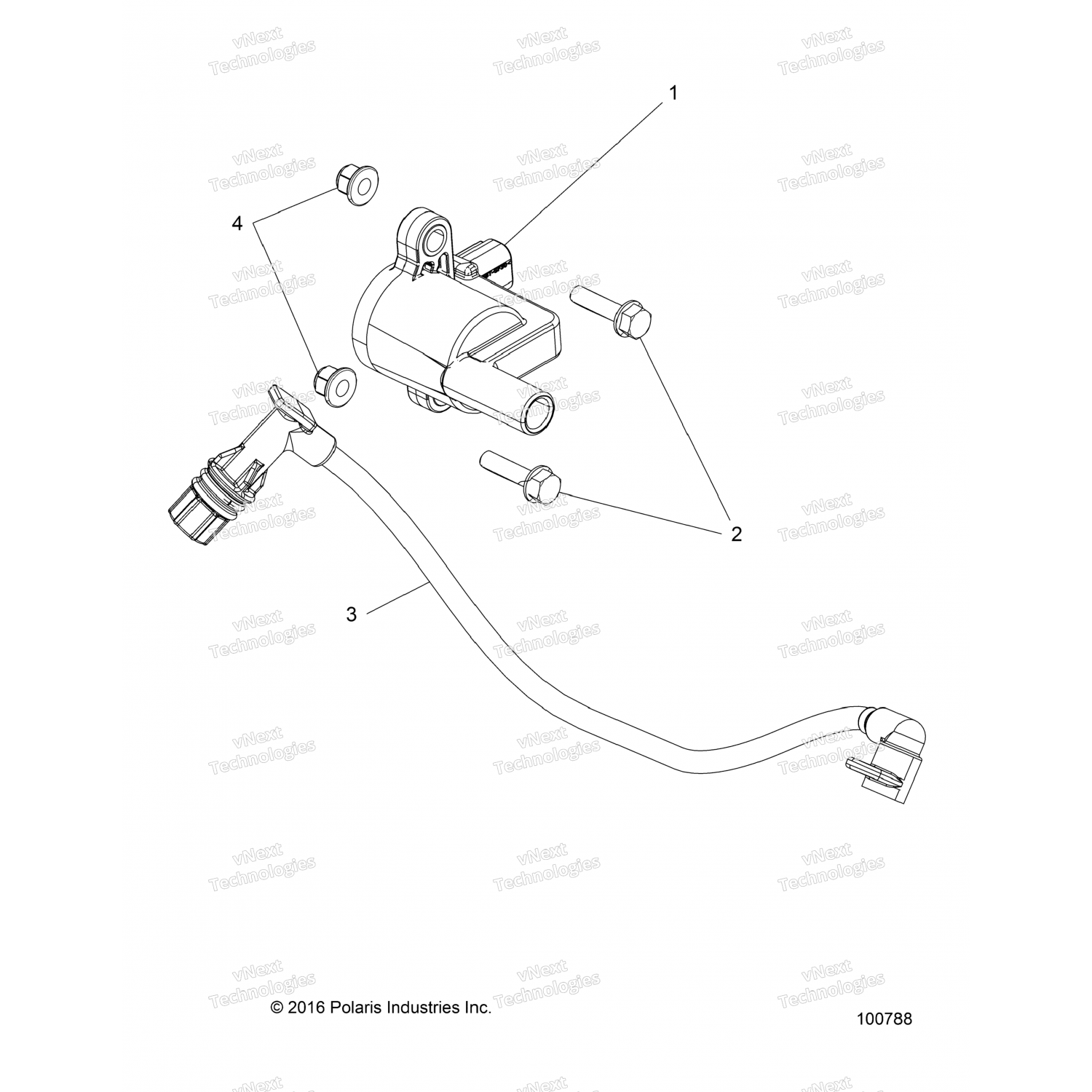 4016802 Polaris ПРОВОД-ШТЕКЕР, 27,5СМ