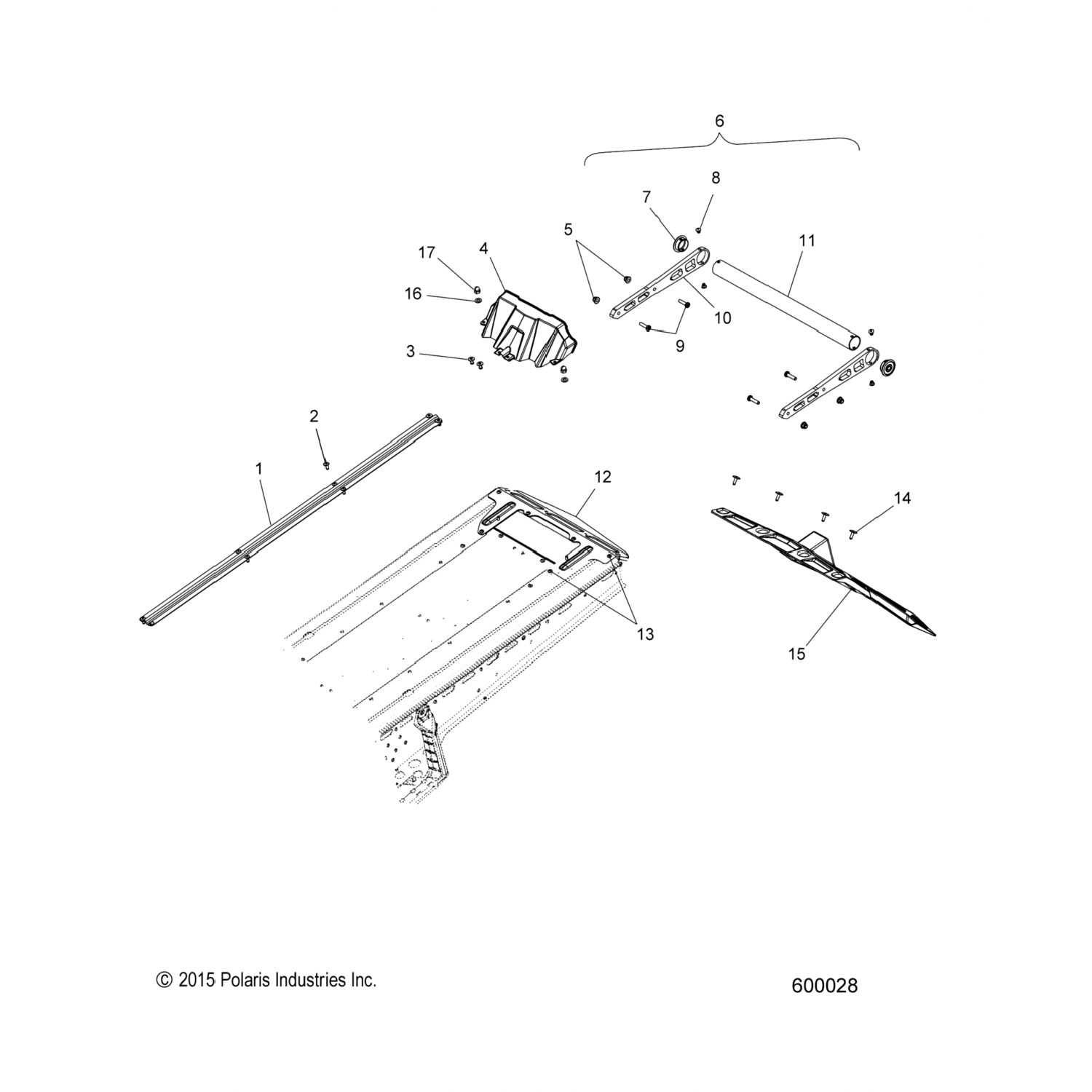 5259599293 Polaris КРЫШКА ЖГУТА ФАР155 КРАСНАЯ 5259599-293