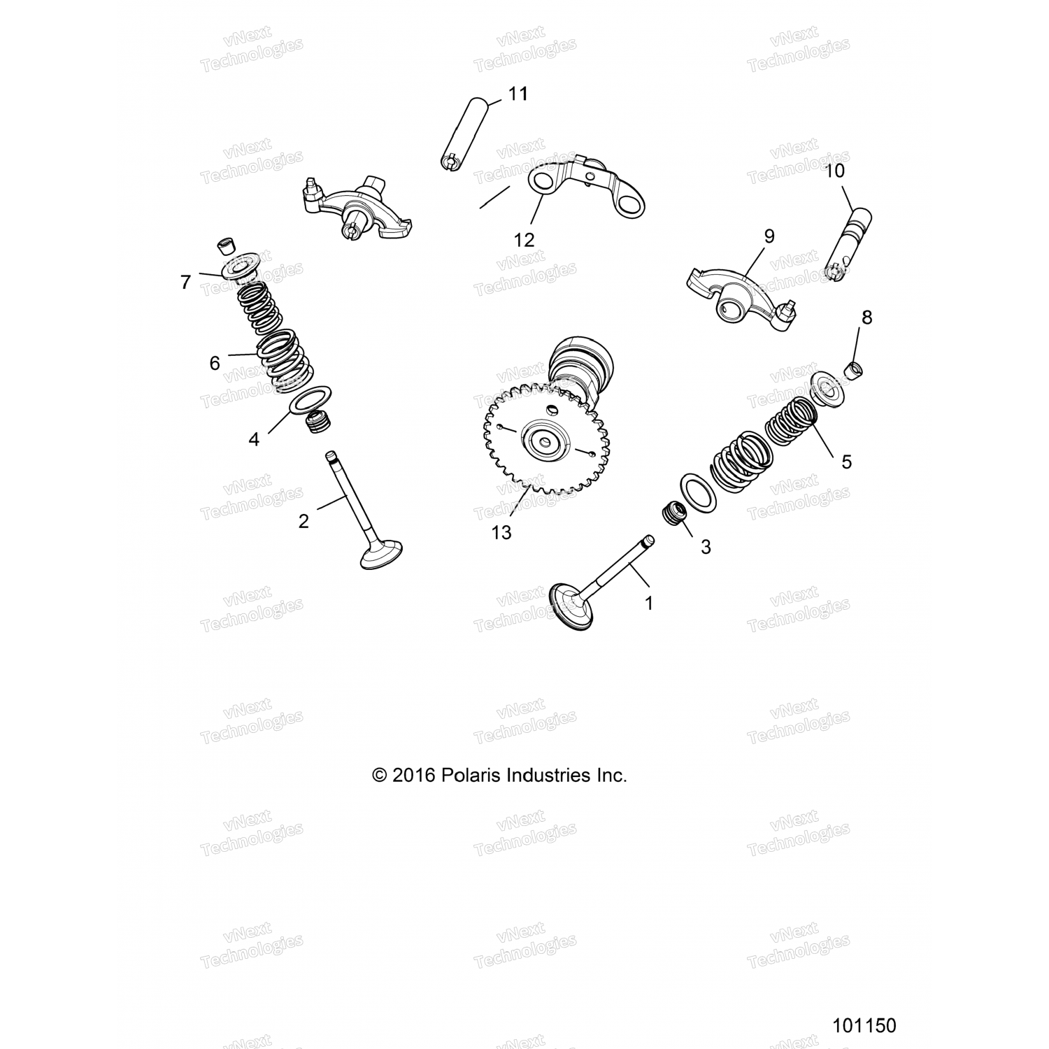3050006 Polaris ВПУСКНОЙ КЛАПАН