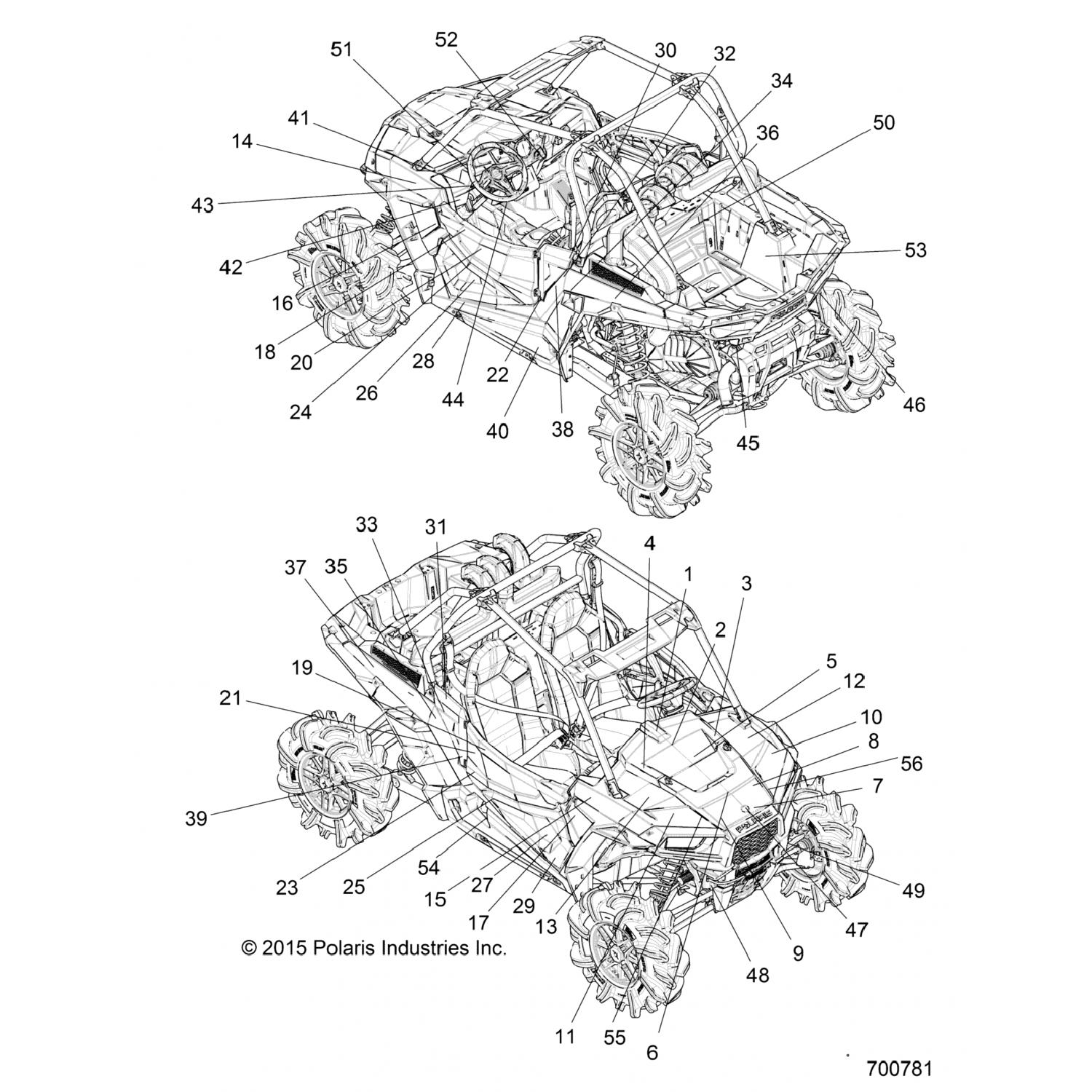 7184073 Polaris ДЕКАЛЬ-ДВЕРЬ, LWR, BTM, RH