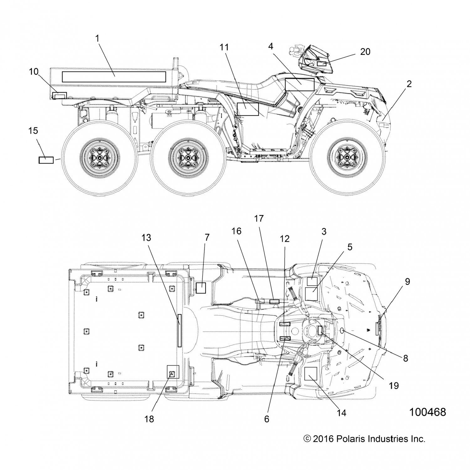 7184288 Polaris ДЕКАЛЬ-СТОРОНА,SPMN,570,LH