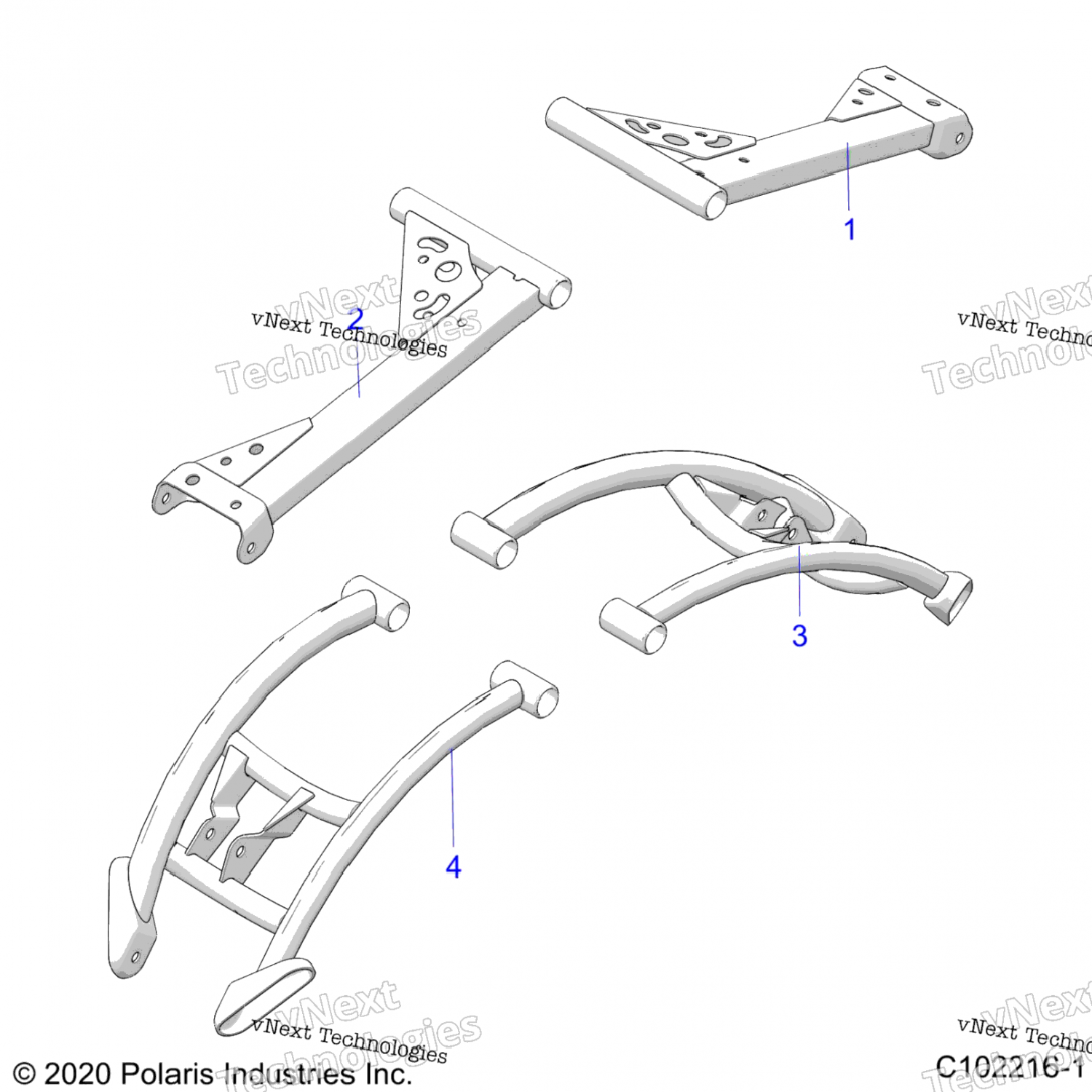 1025346067 Polaris Weld-Lca,уплотнение,заднее,hl,lh,blk 1025346-067